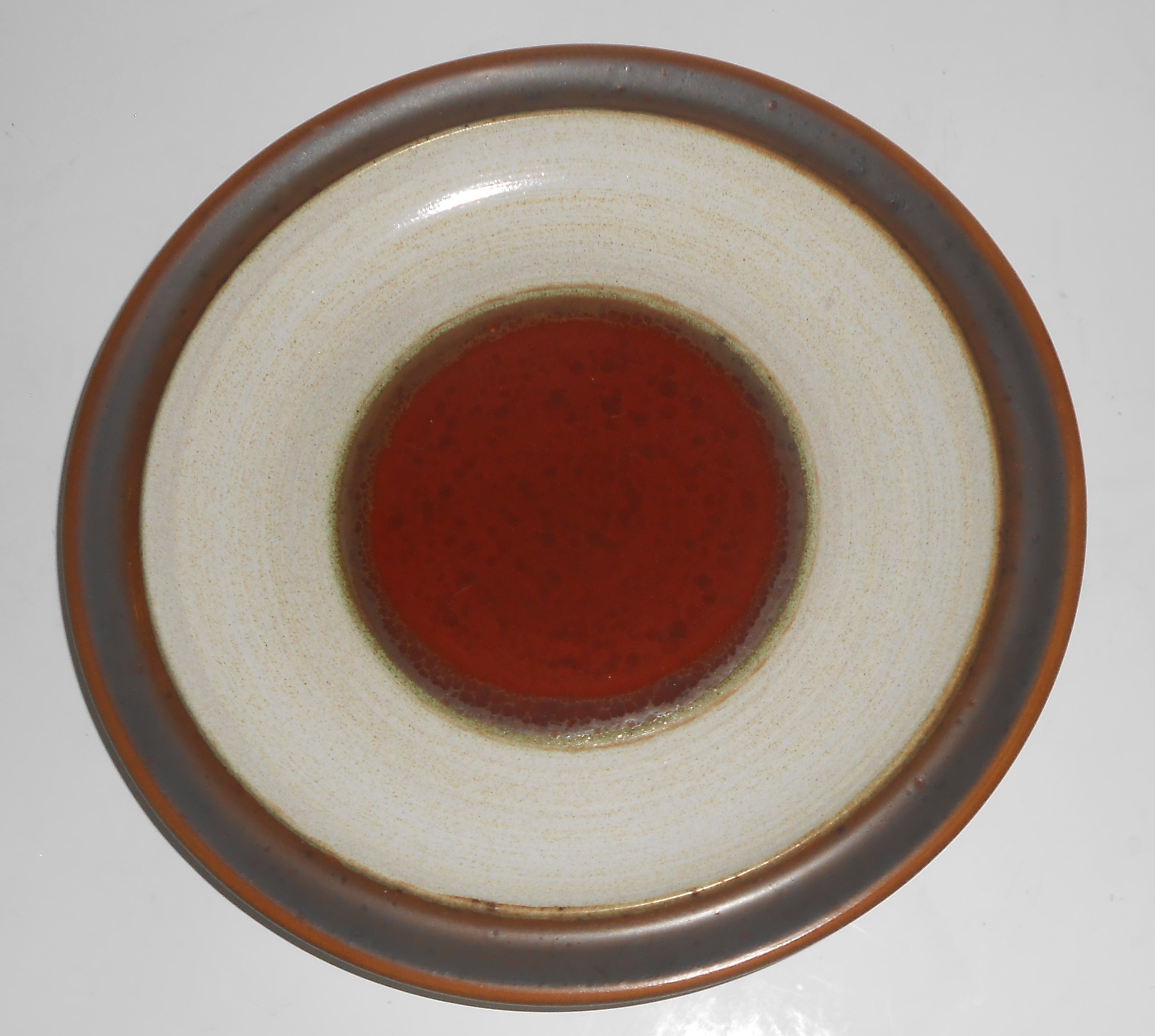 Denby Pottery Stoneware Potter's Wheel Rust Red Salad