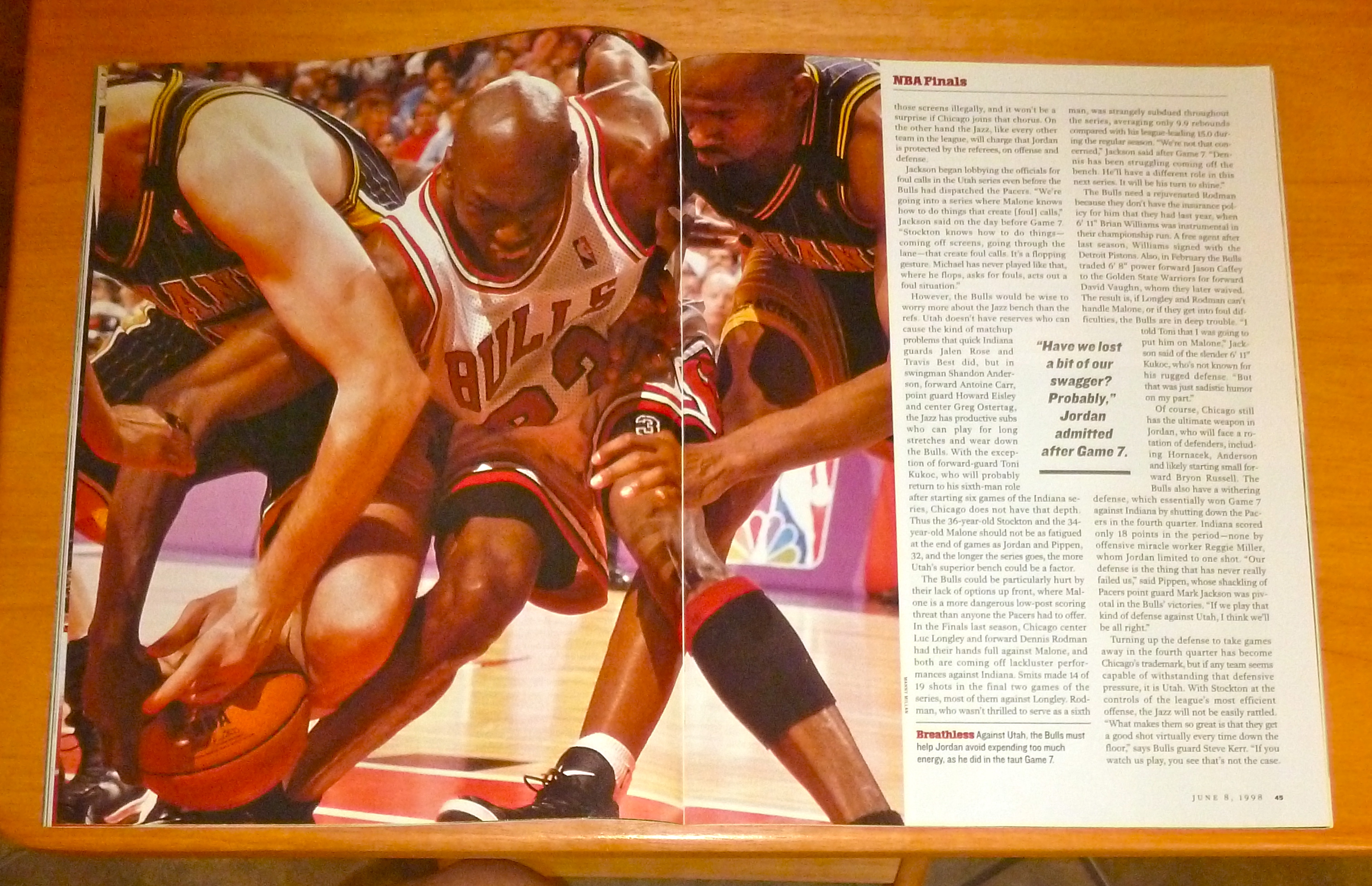 Sports Illustrated-June 8, 1998-Last Stand-Jordan