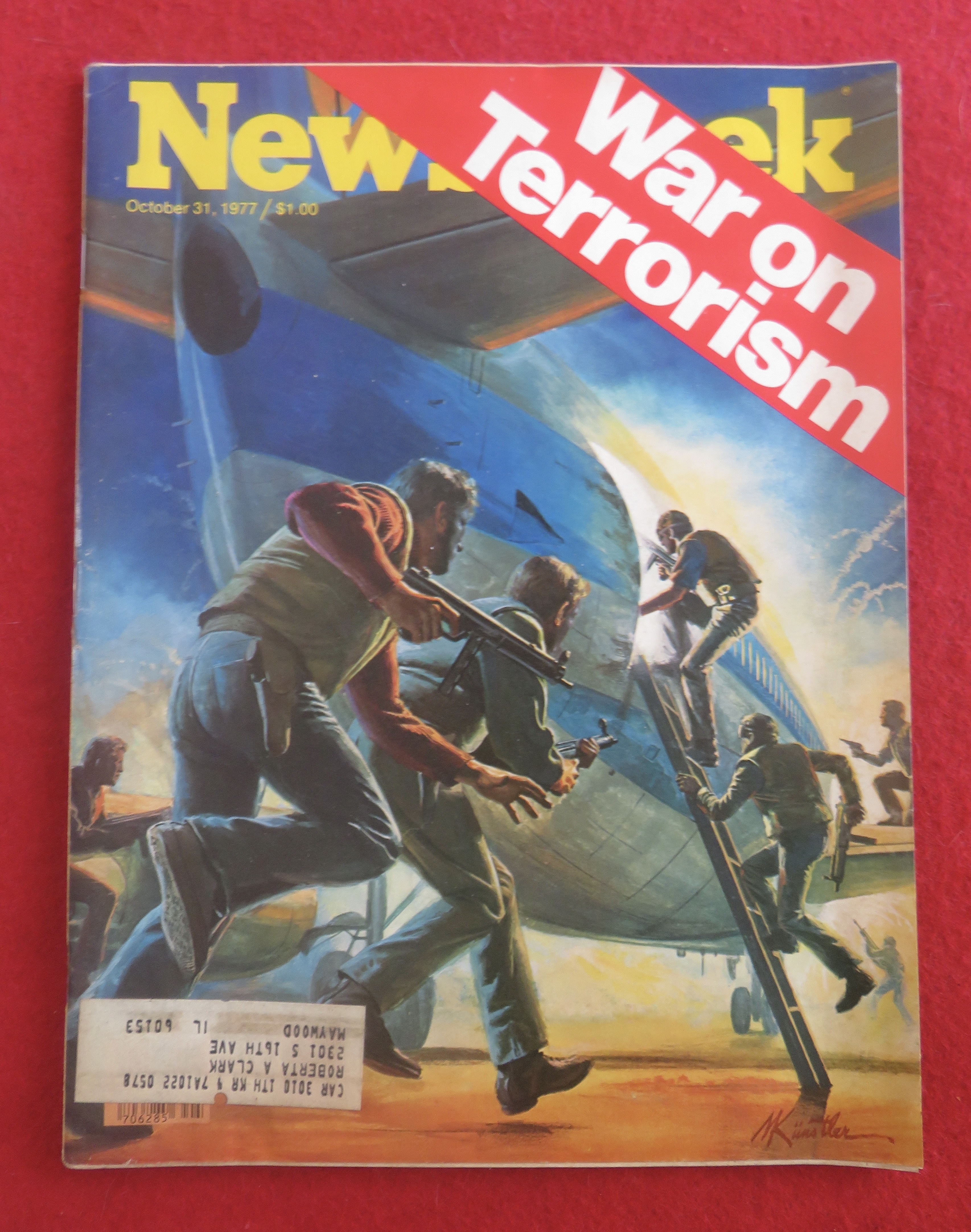 Newsweek Magazine October 31, 1977 War On Terrorism