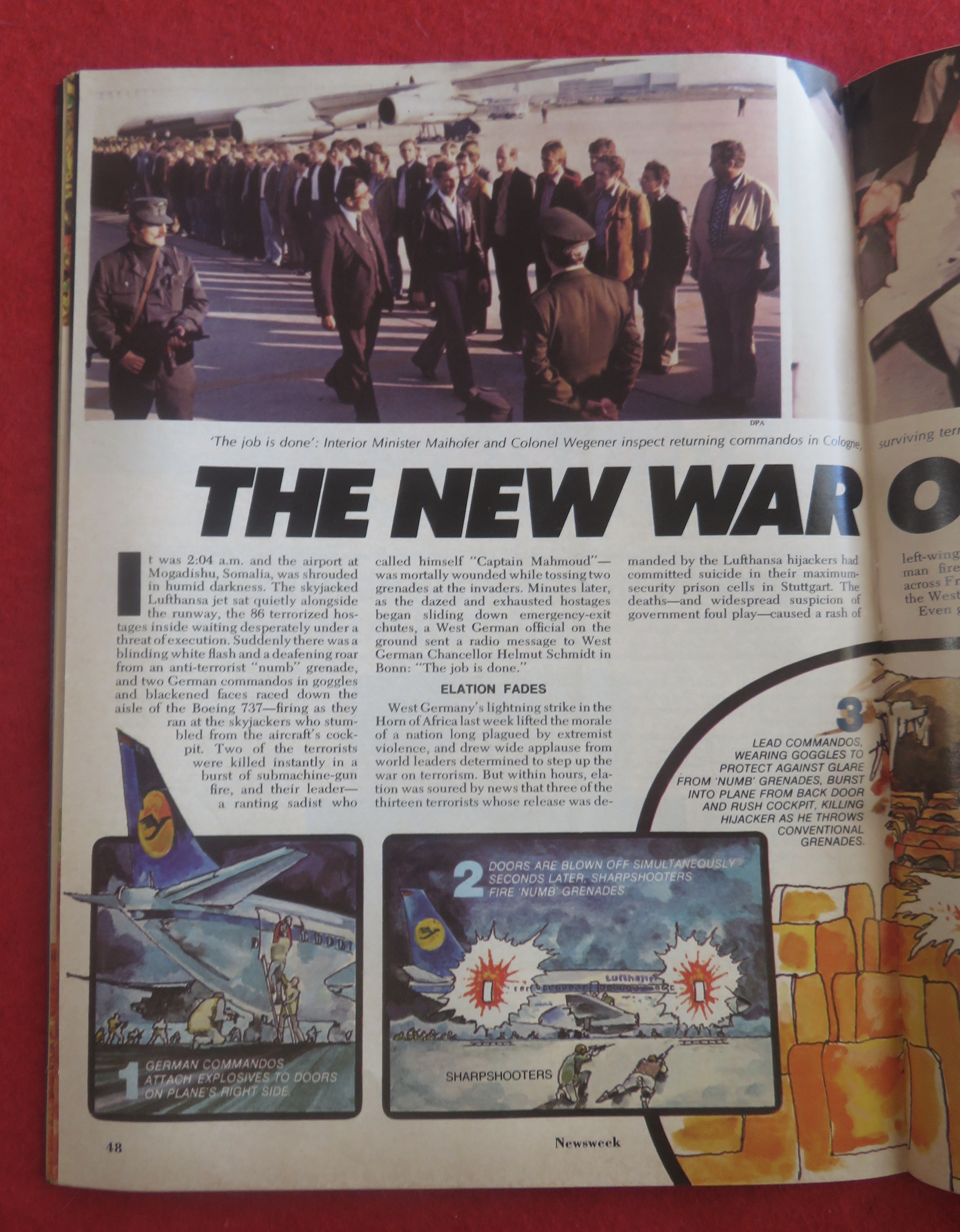 Newsweek Magazine October 31, 1977 War On Terrorism
