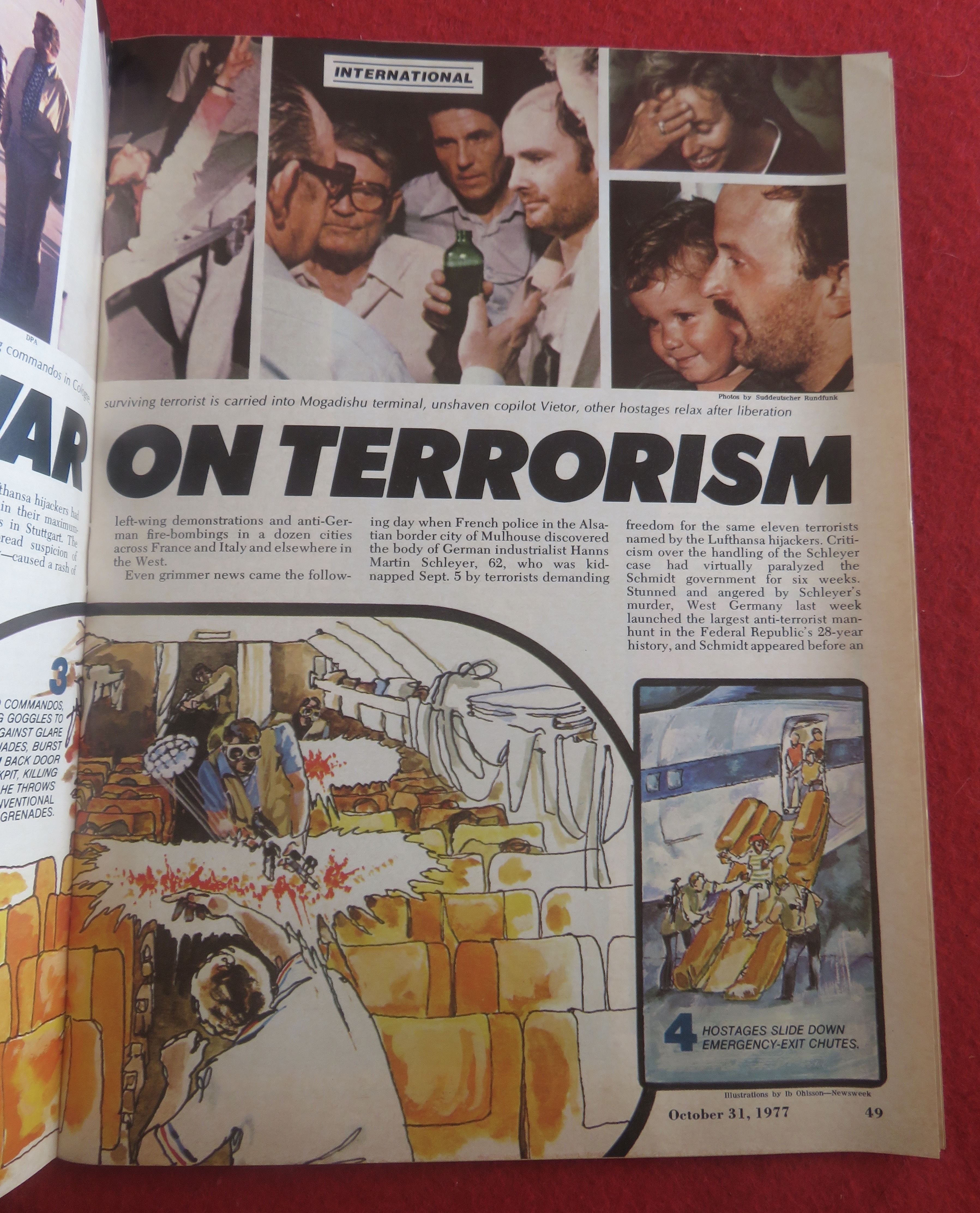 Newsweek Magazine October 31, 1977 War On Terrorism