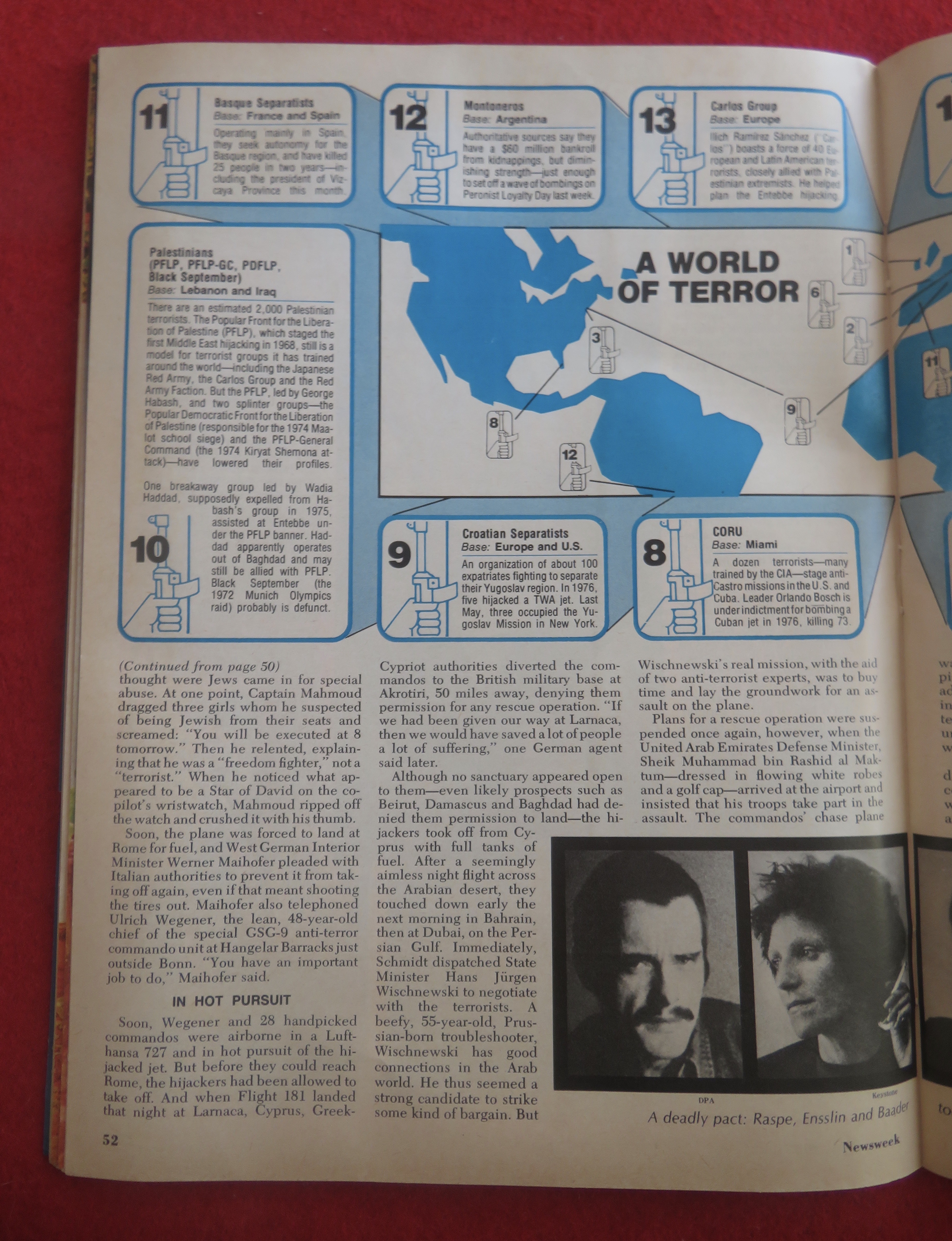 Newsweek Magazine October 31, 1977 War On Terrorism