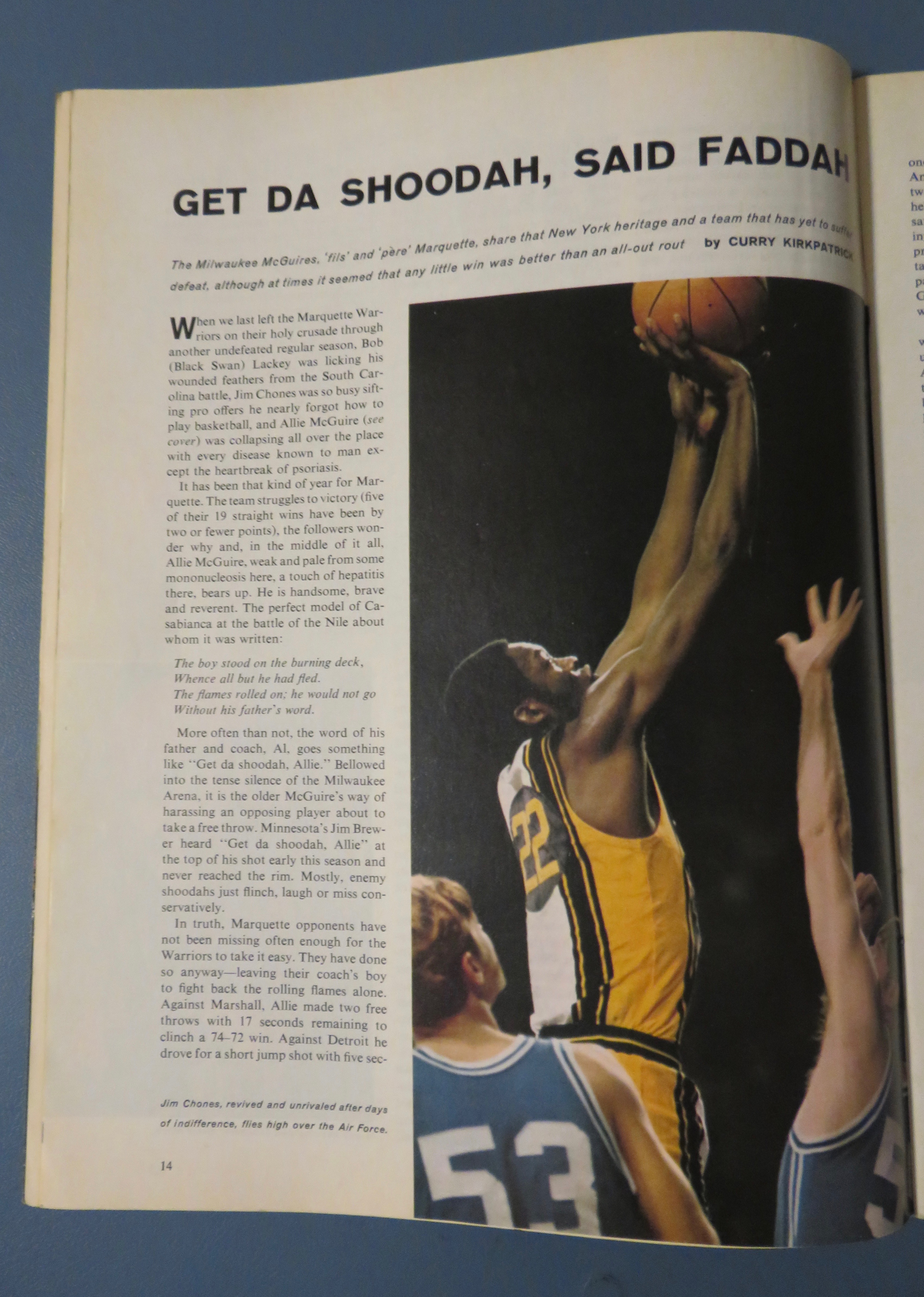 Sports Illustrated Magazine-February 21, 1972-Marquette
