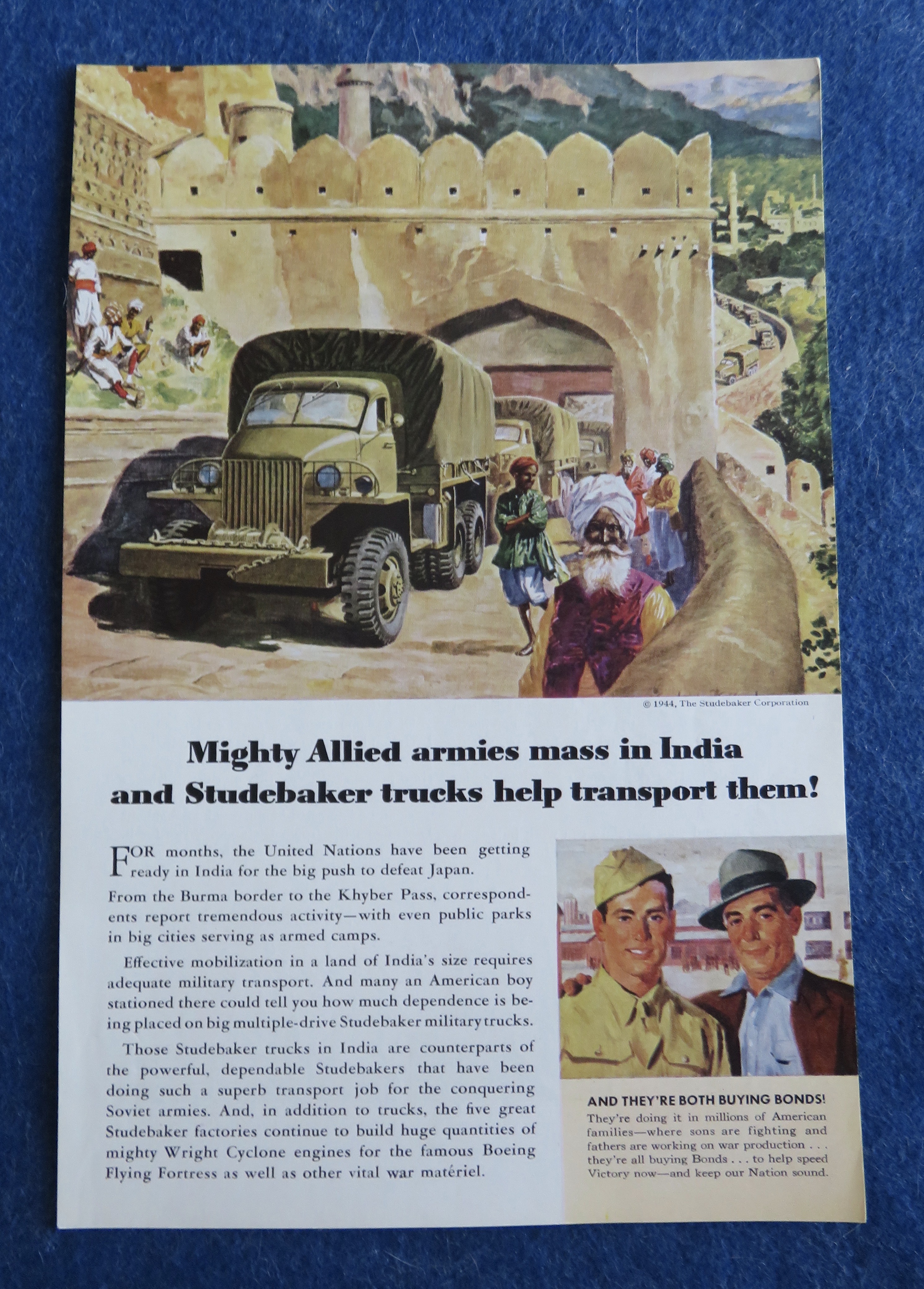 1944 Studebaker with the Mighty Allied Armies