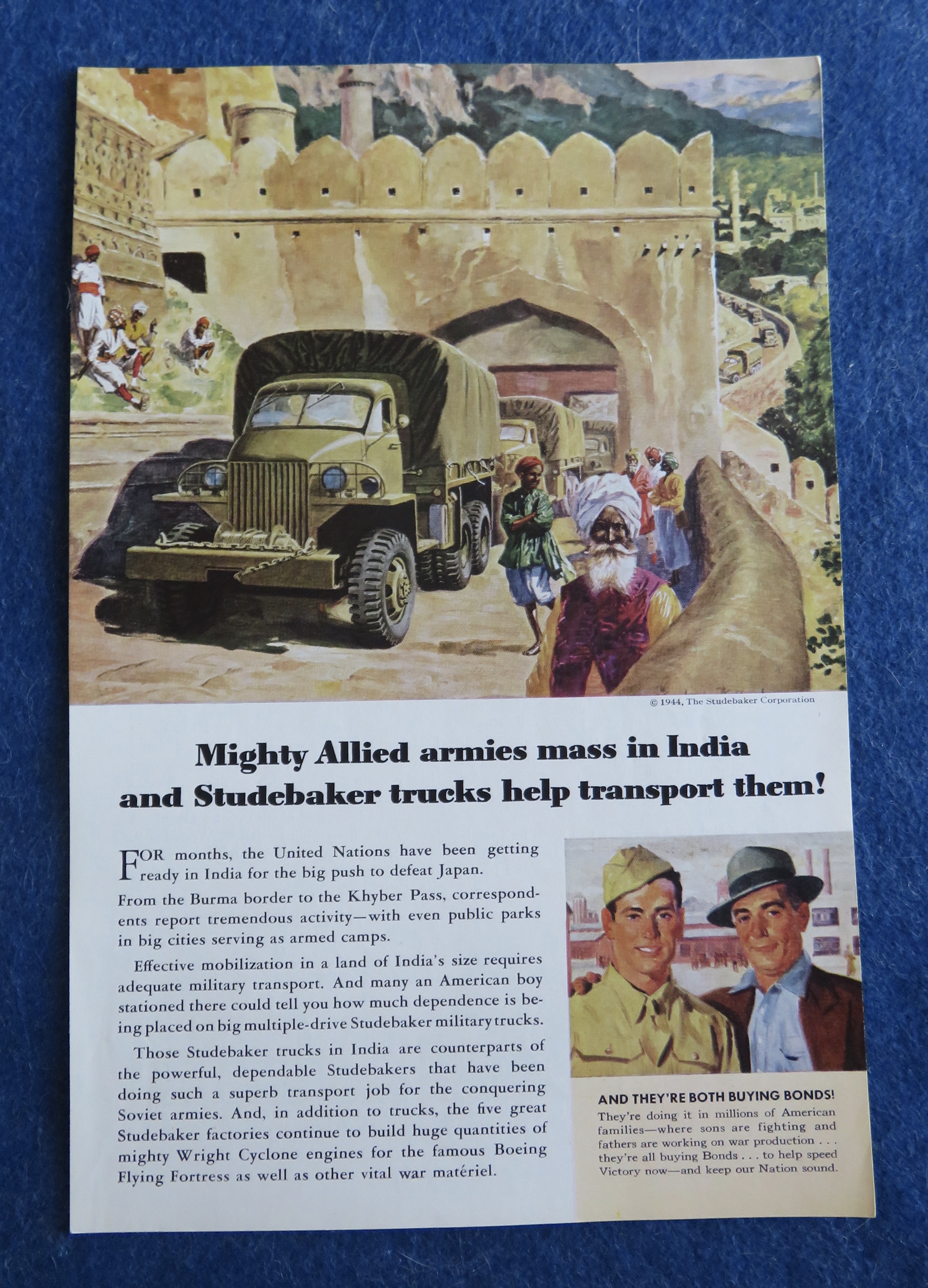 1944 Studebaker with the Mighty Allied Armies
