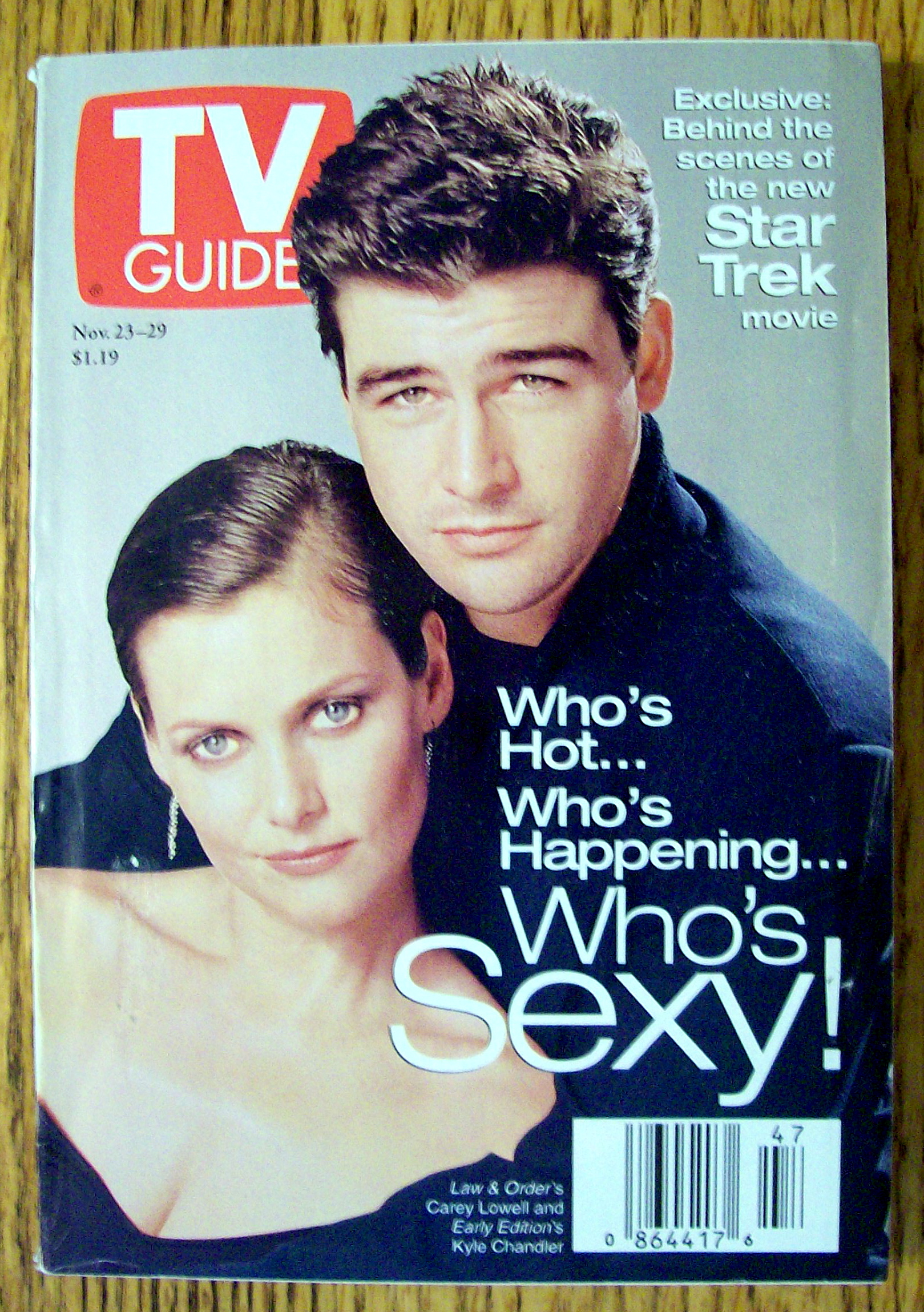 TV Guide-November 23-29, 1996-Carey Lowell