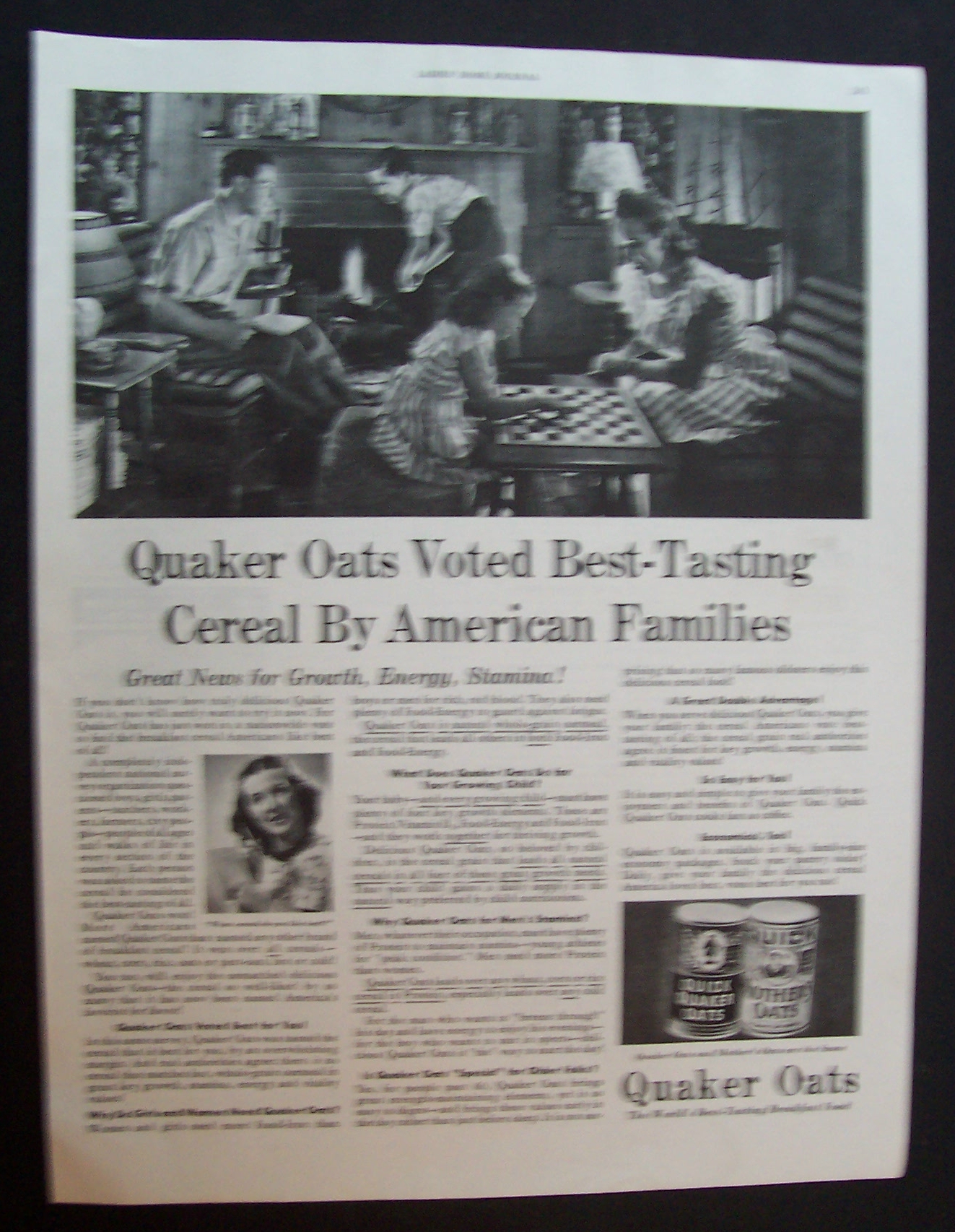 1946 Quaker Oats Cereal