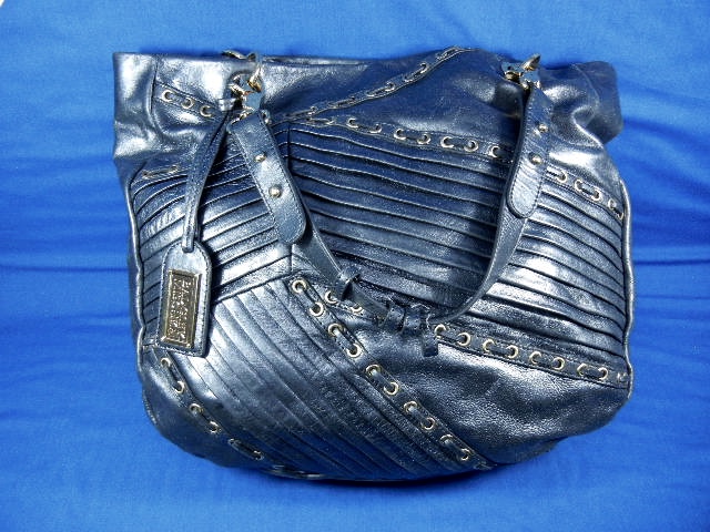 Badgley Mischa Silvery Grey Studded Large Bag