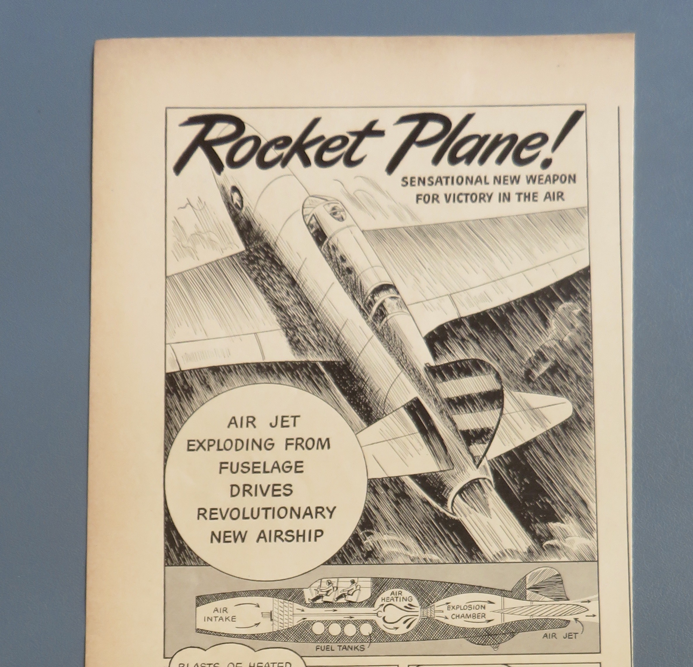 1943 Prince Albert Tobacco with Rocket Plane