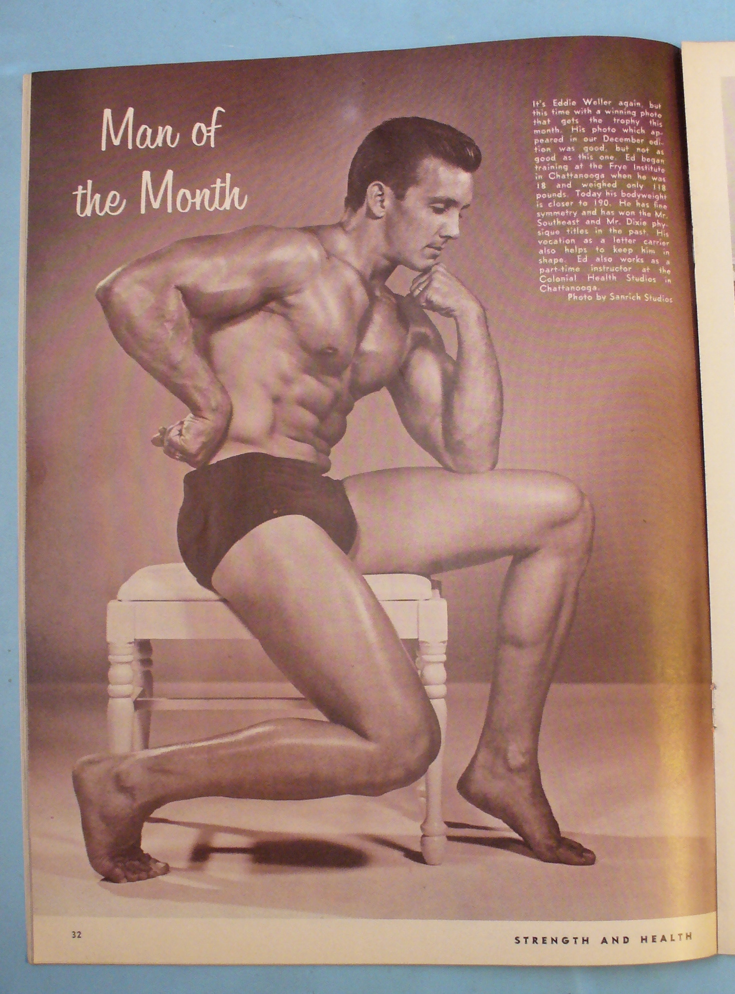 Strength & Health Magazine, February 1960 - Bill Cerdas