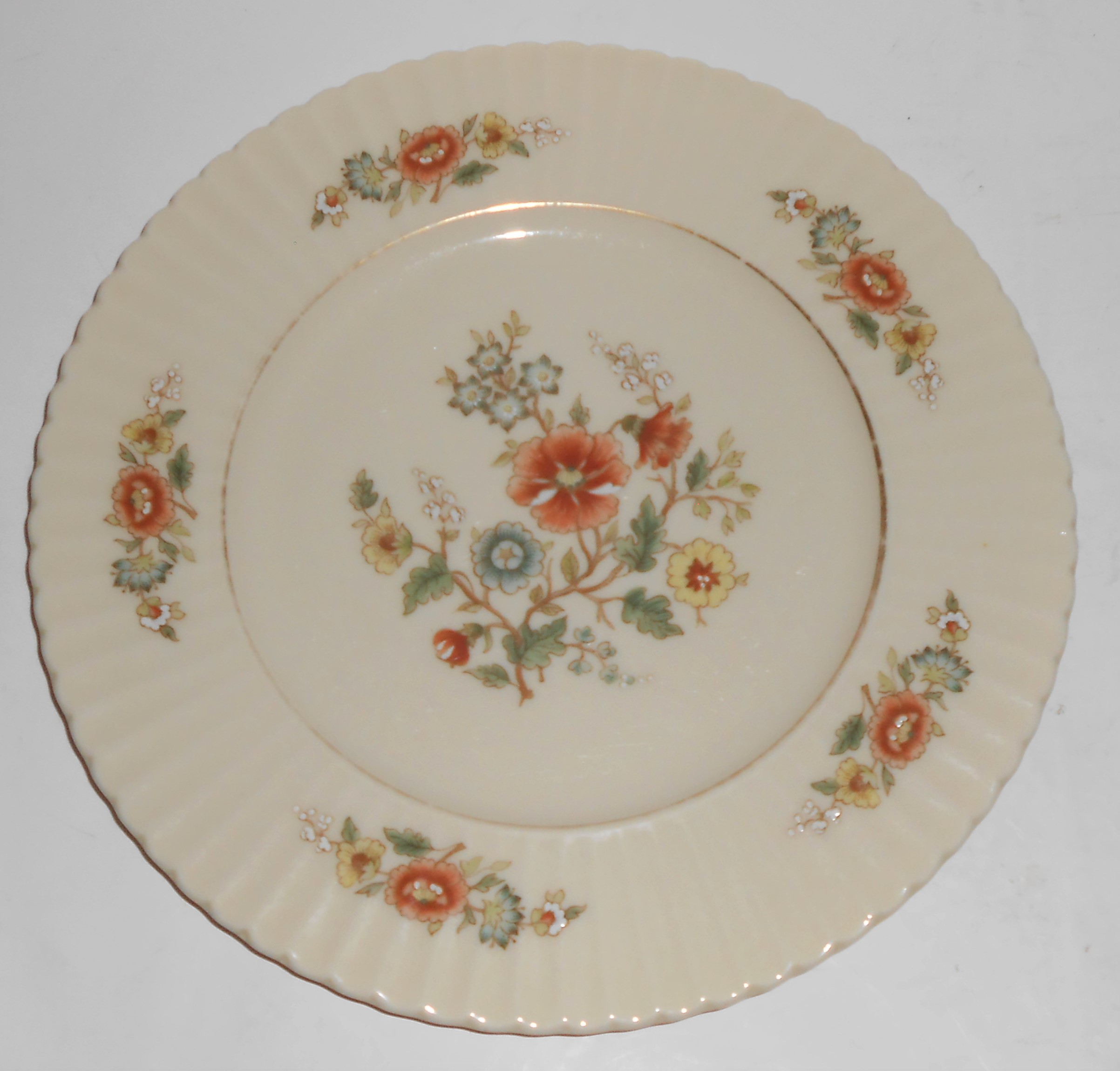 Lenox China Temple Blossom Gold Band Salad Plate