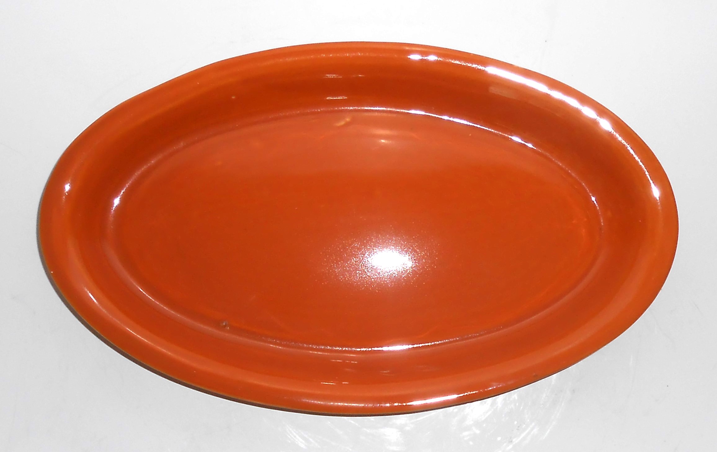 Coors Pottery Rosebud Orange LARGE Baker VERY RARE