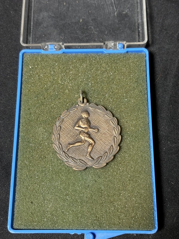 Vintage 1972 Munich Summer Olympics Bronze Medal - Runner Design