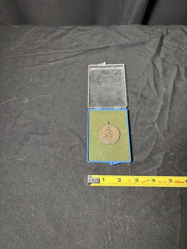 Vintage 1972 Munich Summer Olympics Bronze Medal - Runner Design