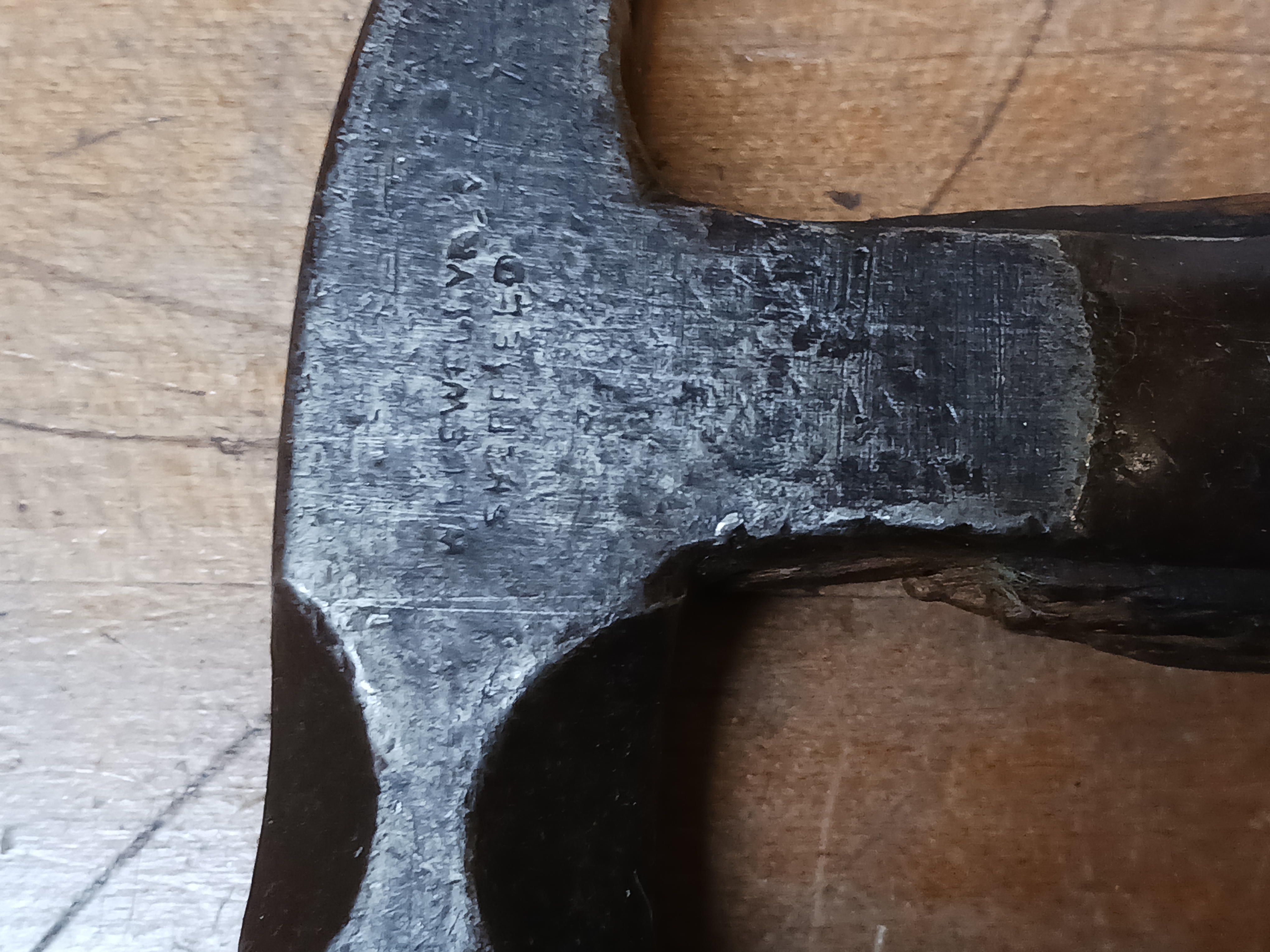 Antique Strap Handled Hammer Sheffield Mark