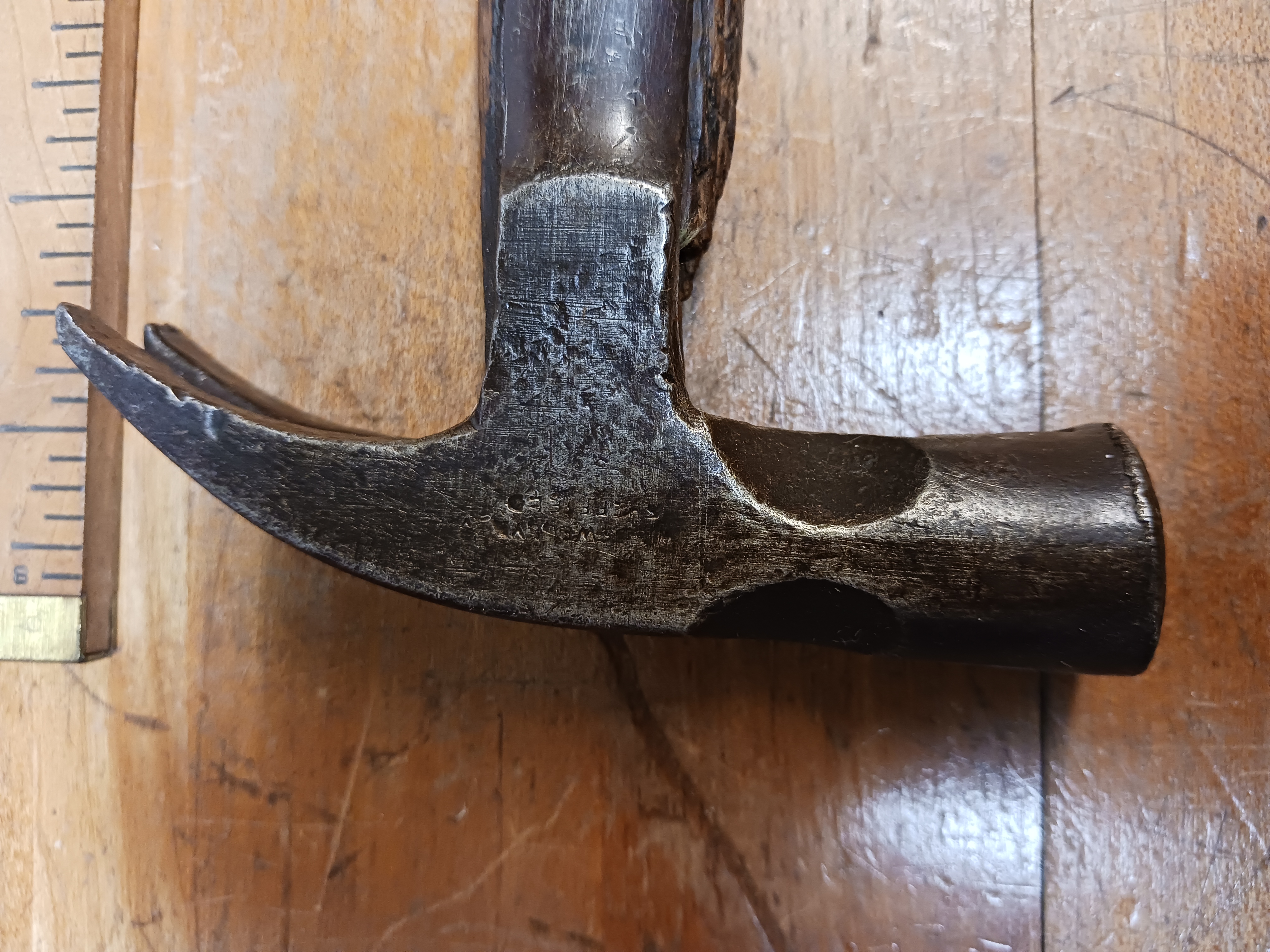 Antique Strap Handled Hammer Sheffield Mark
