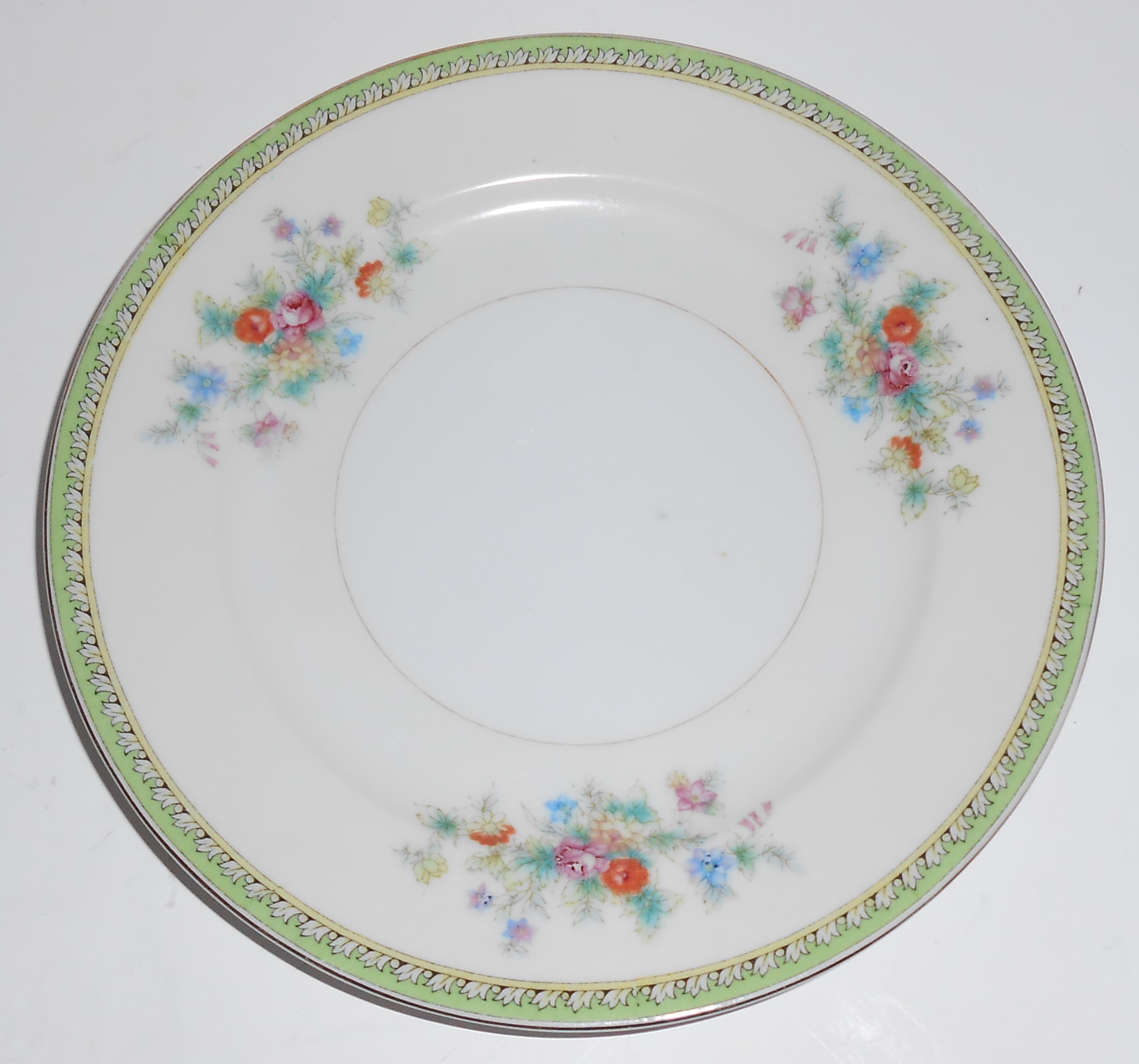 LW Supreme Porcelain China Floral w/Gold Bread Plate