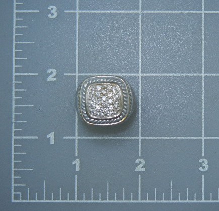 David Yurman Diamond Sterling Silver Ring
