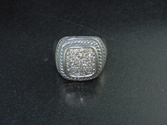 David Yurman Diamond Sterling Silver Ring