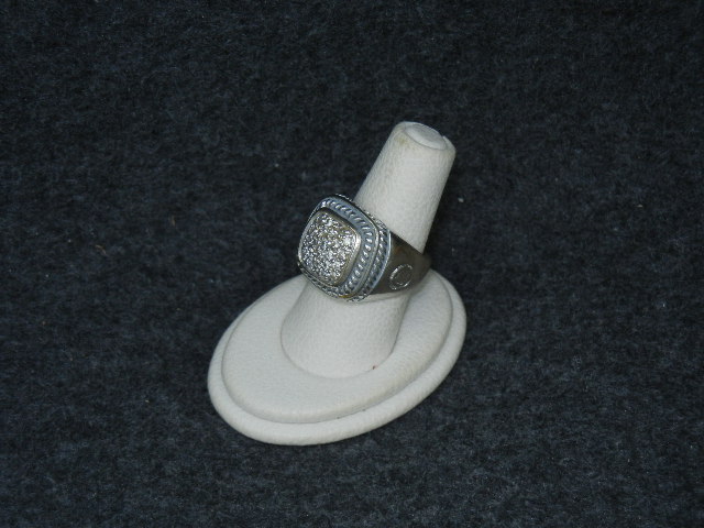David Yurman Diamond Sterling Silver Ring