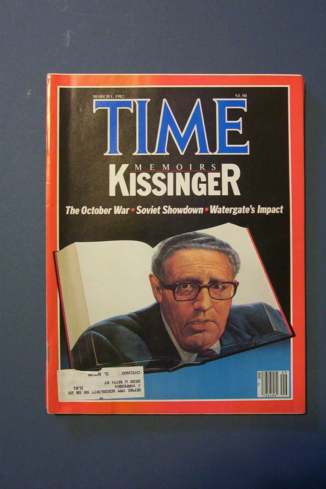 Time Magazine - March 1, 1982 - Kissinger Memoirs