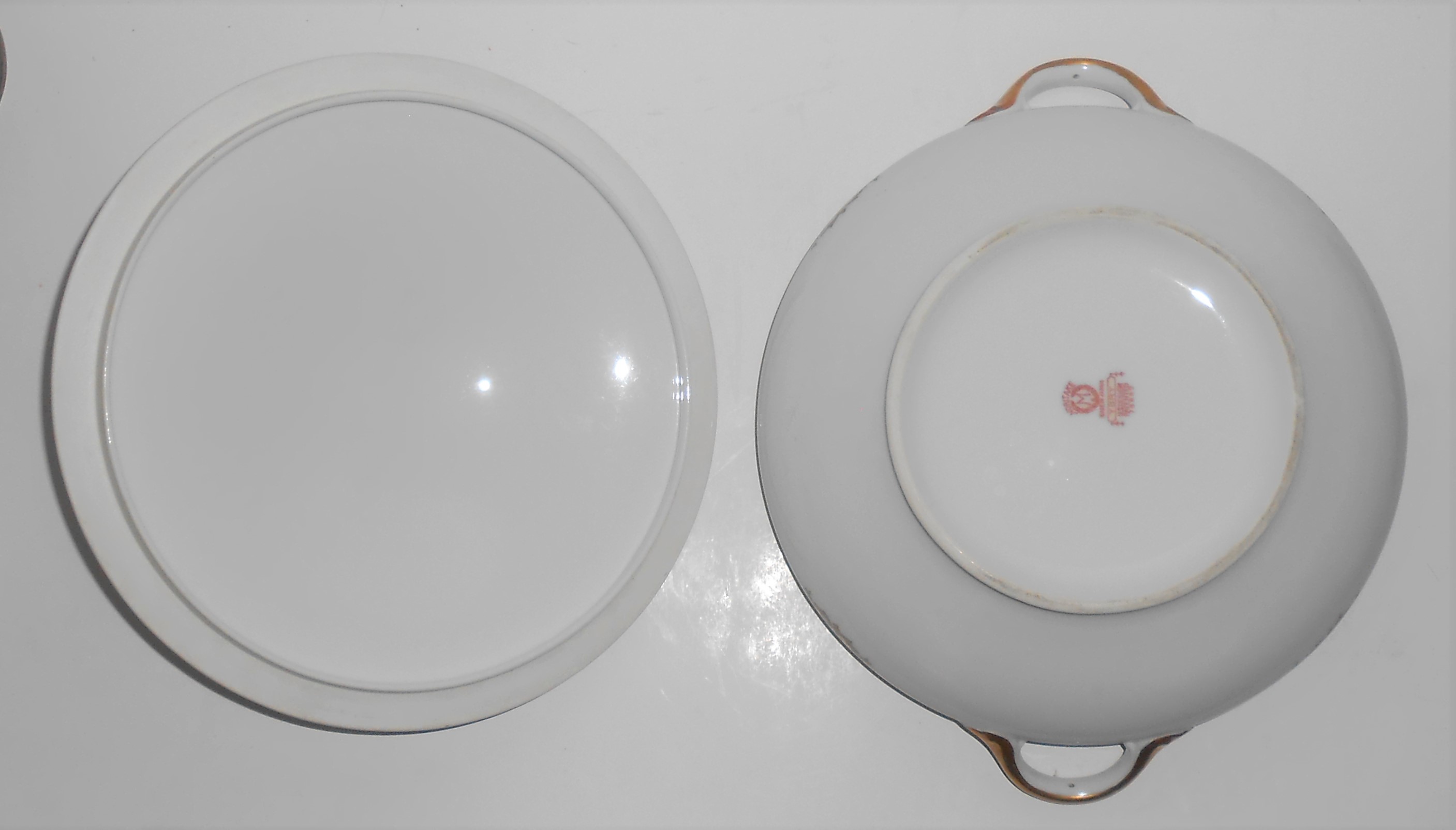 Noritake Porcelain China YBRY Handled Covered Vegetable