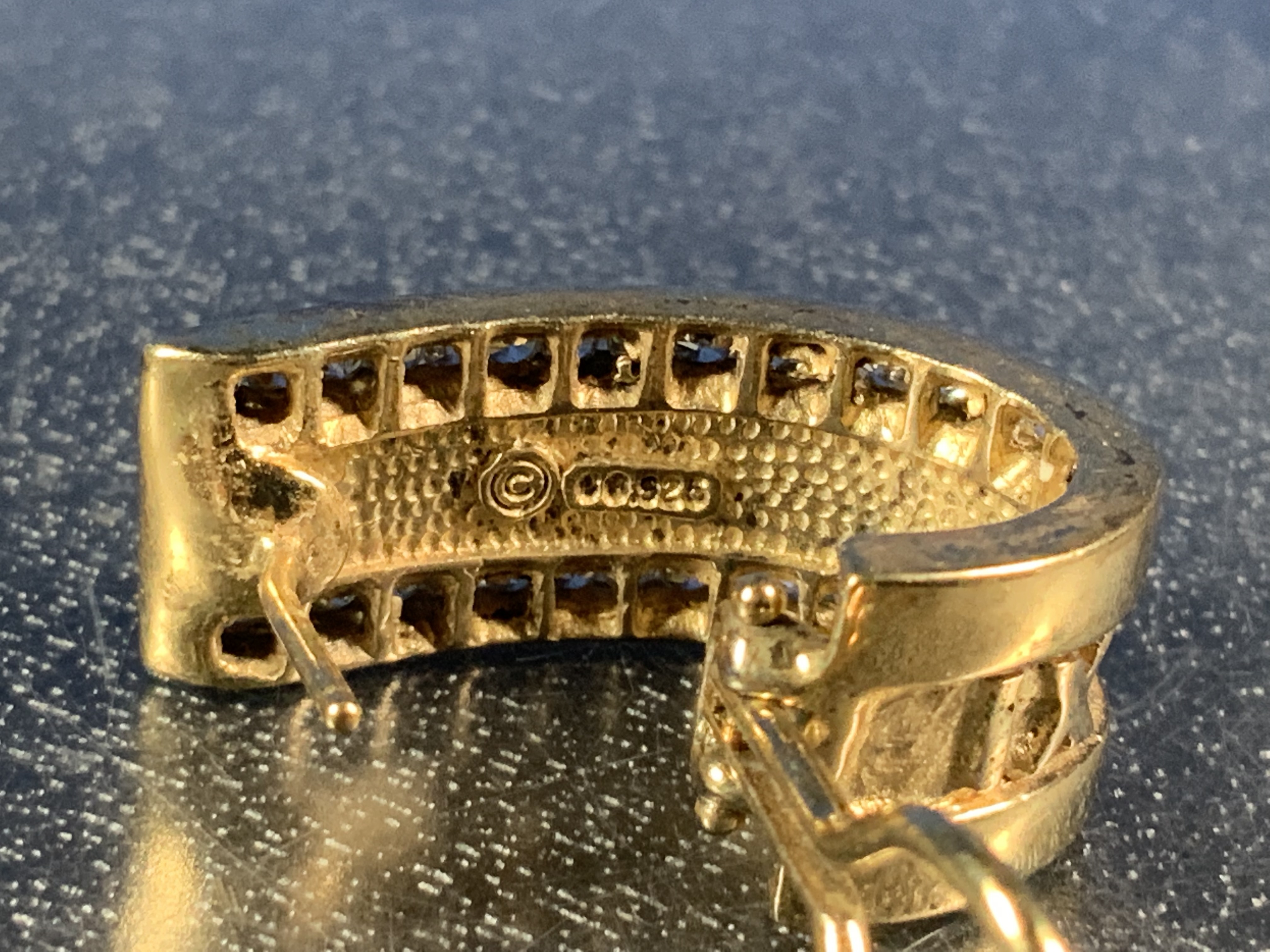 Atlas Roman Numerals Gold over Sterling Silver Omega Cl