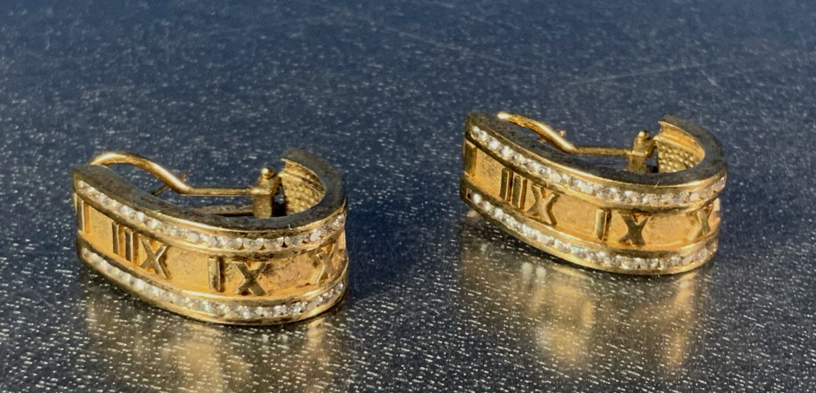 Atlas Roman Numerals Gold over Sterling Silver Omega Cl