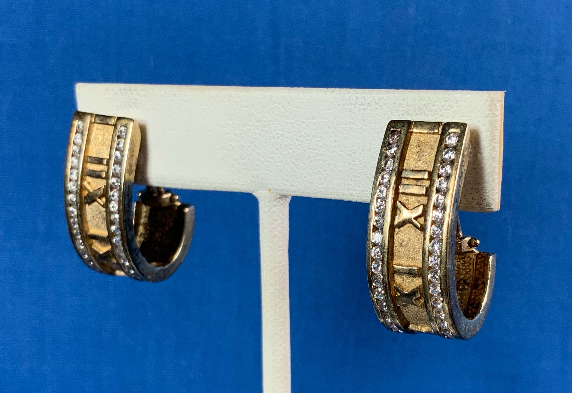 Atlas Roman Numerals Gold over Sterling Silver Omega Cl