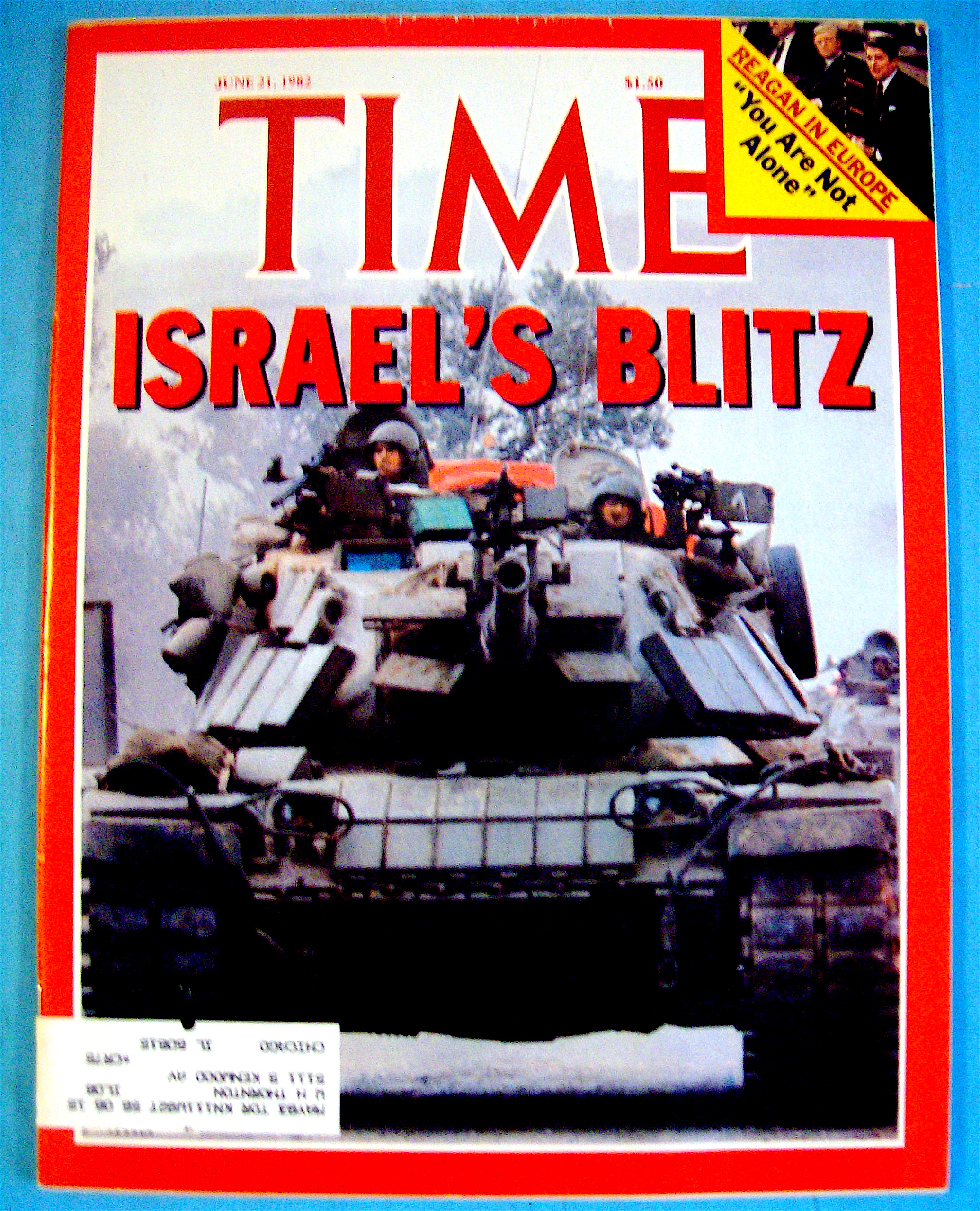 Time Magazine-June 21, 1982-Israel's Blitz