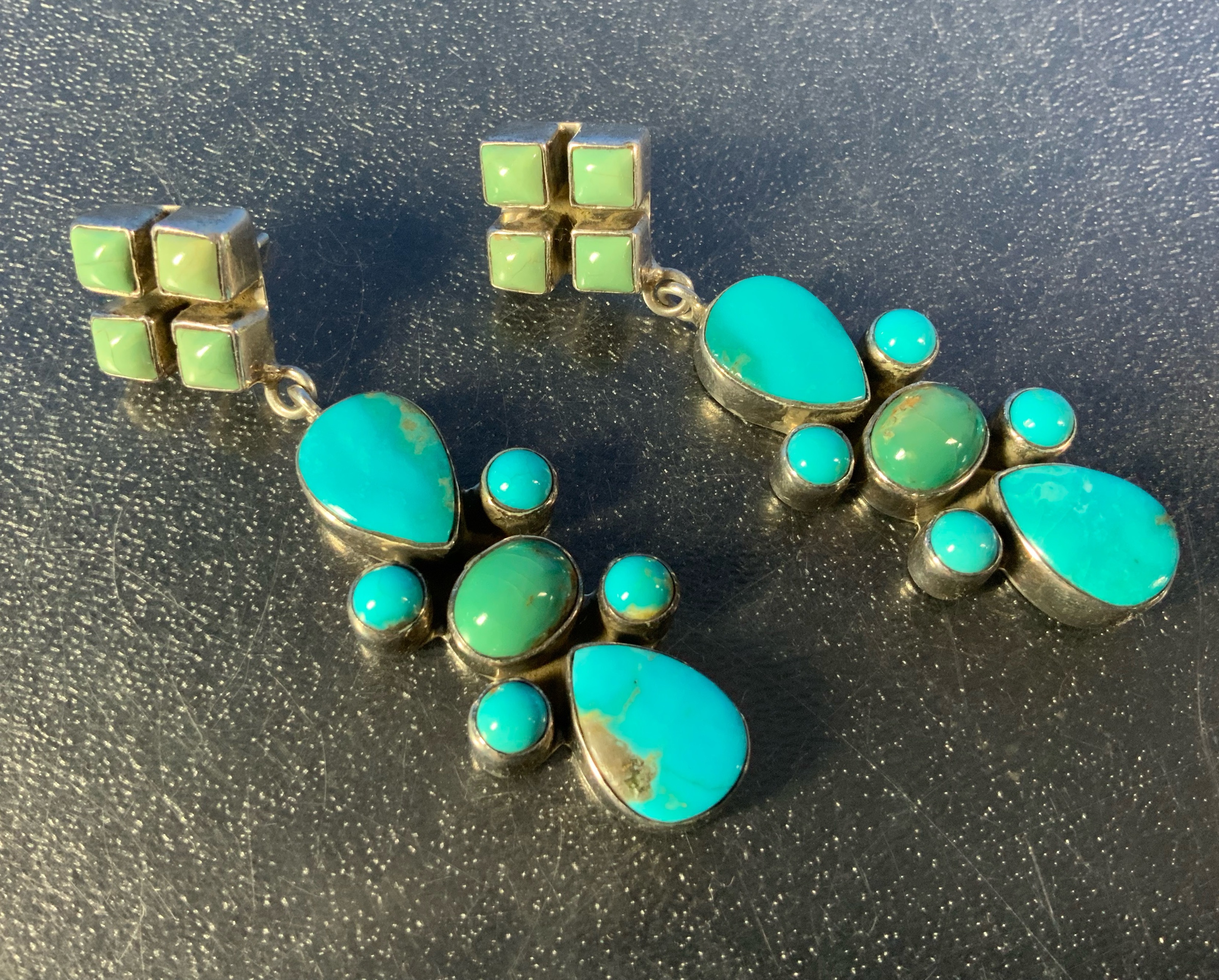 Dan Dodson Sleeping Beauty/Kingman Turquoise Post Earri
