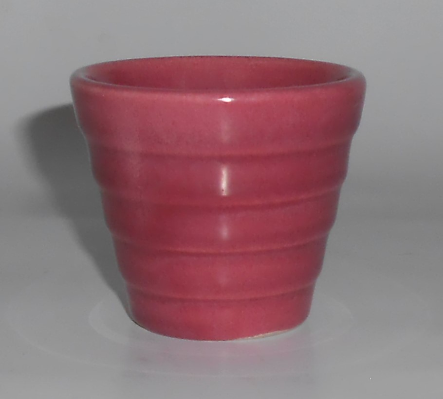 Metlox Pottery Poppy Trail Early 2-F Dusty Rose Step Fl