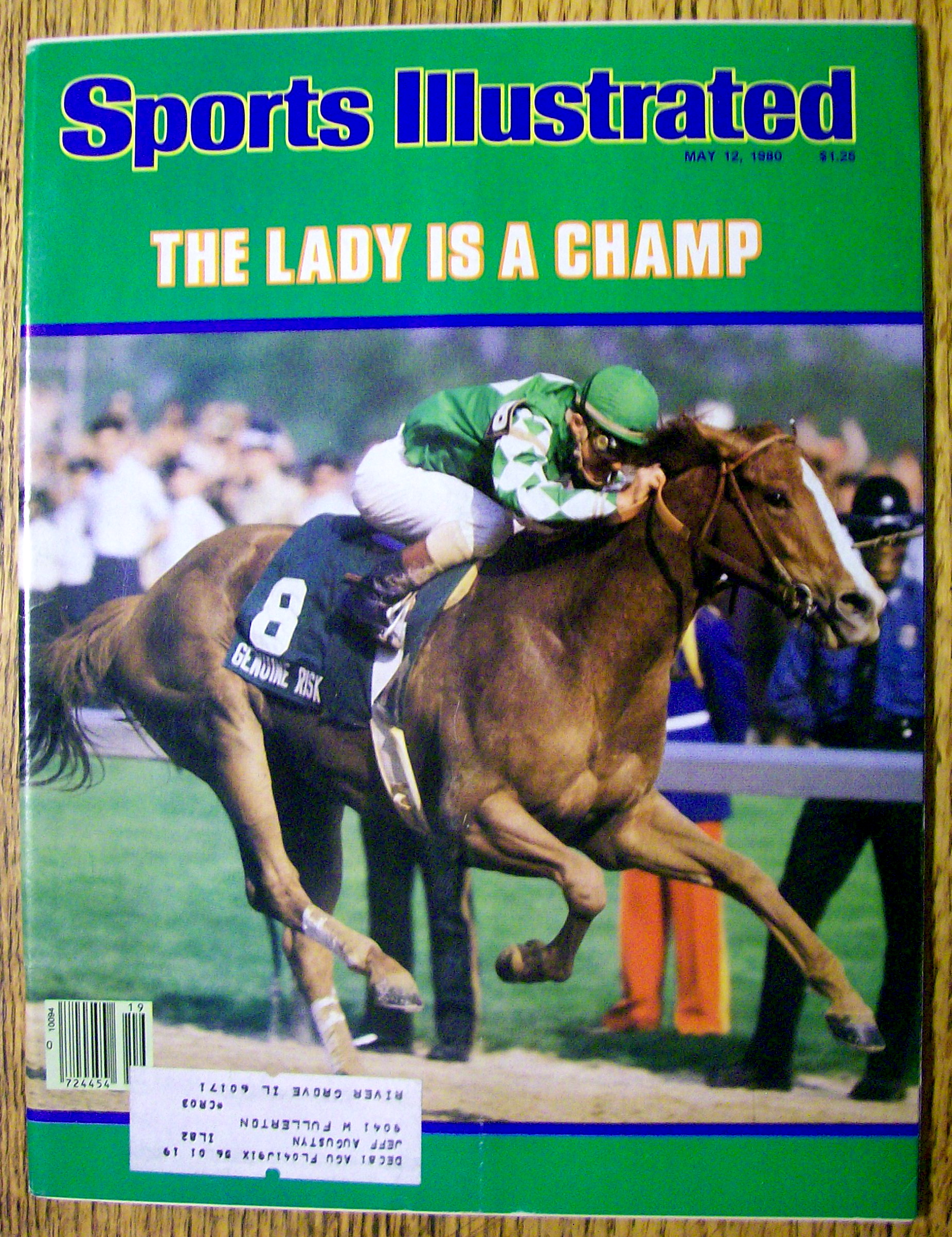 Sports Illustrated Magazine-May 12, 1980-Lady Is Champ