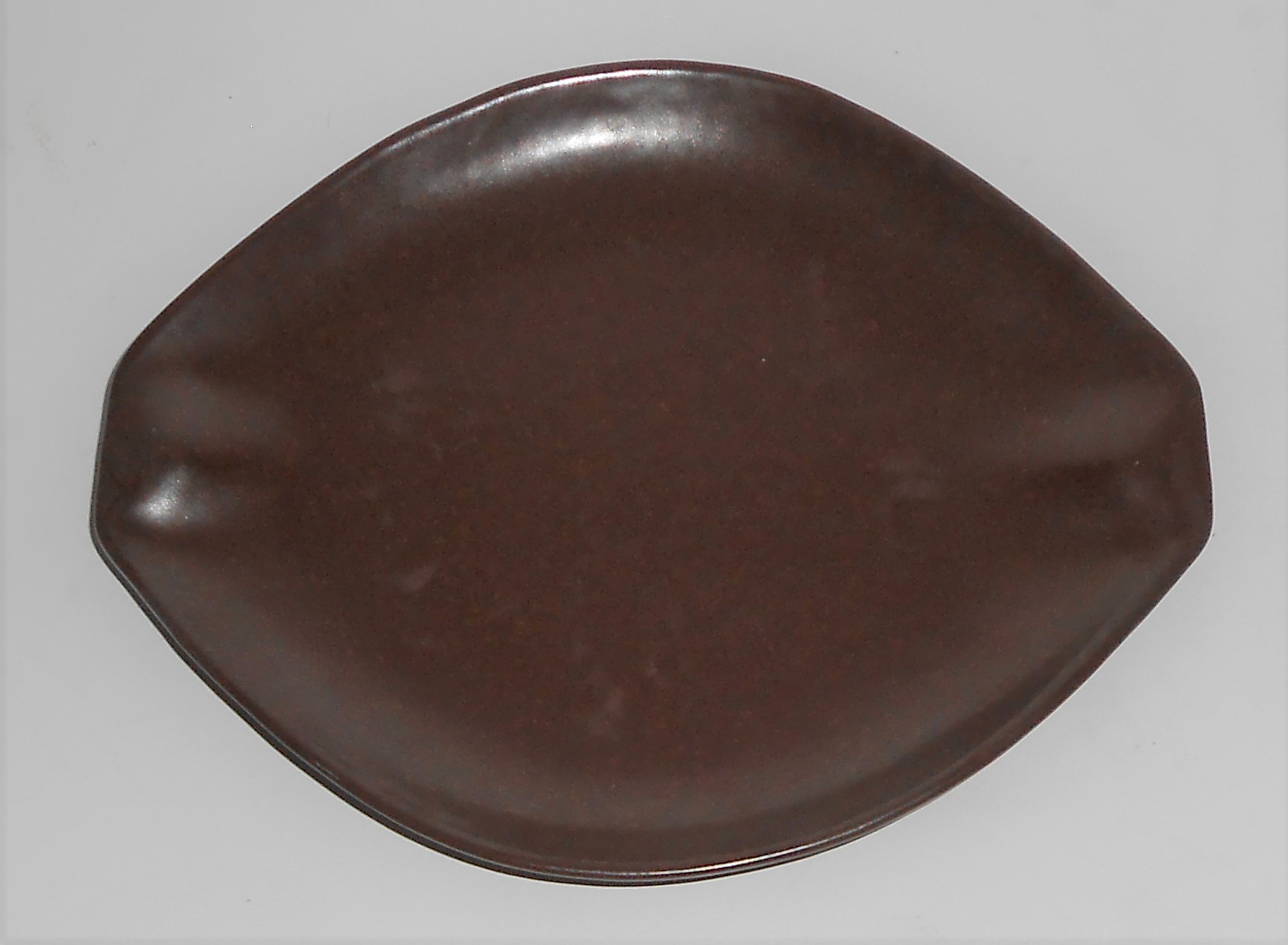 Roseville Pottery Raymor Autumn Brown Saucer