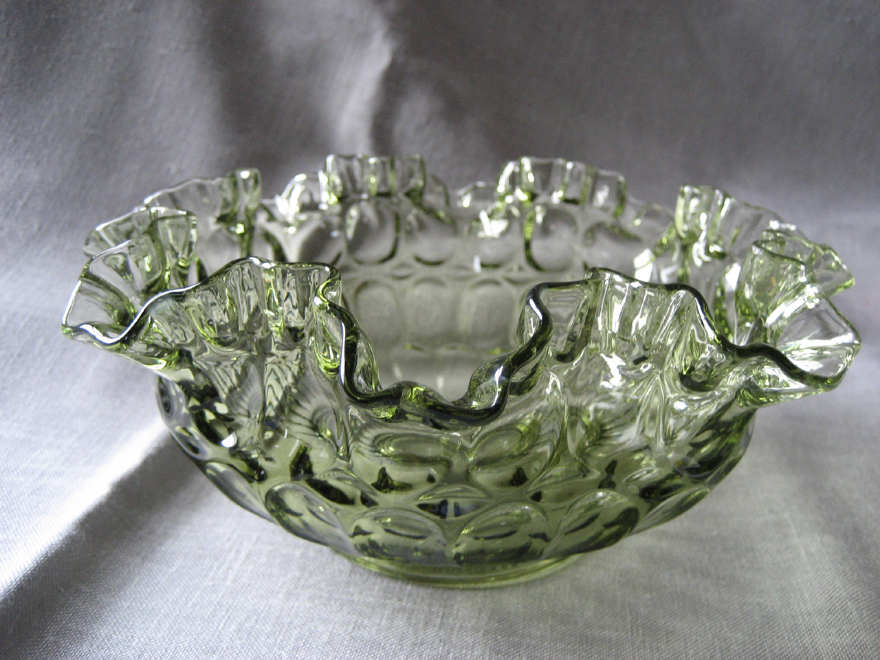 Fenton Thumbprint Bowl