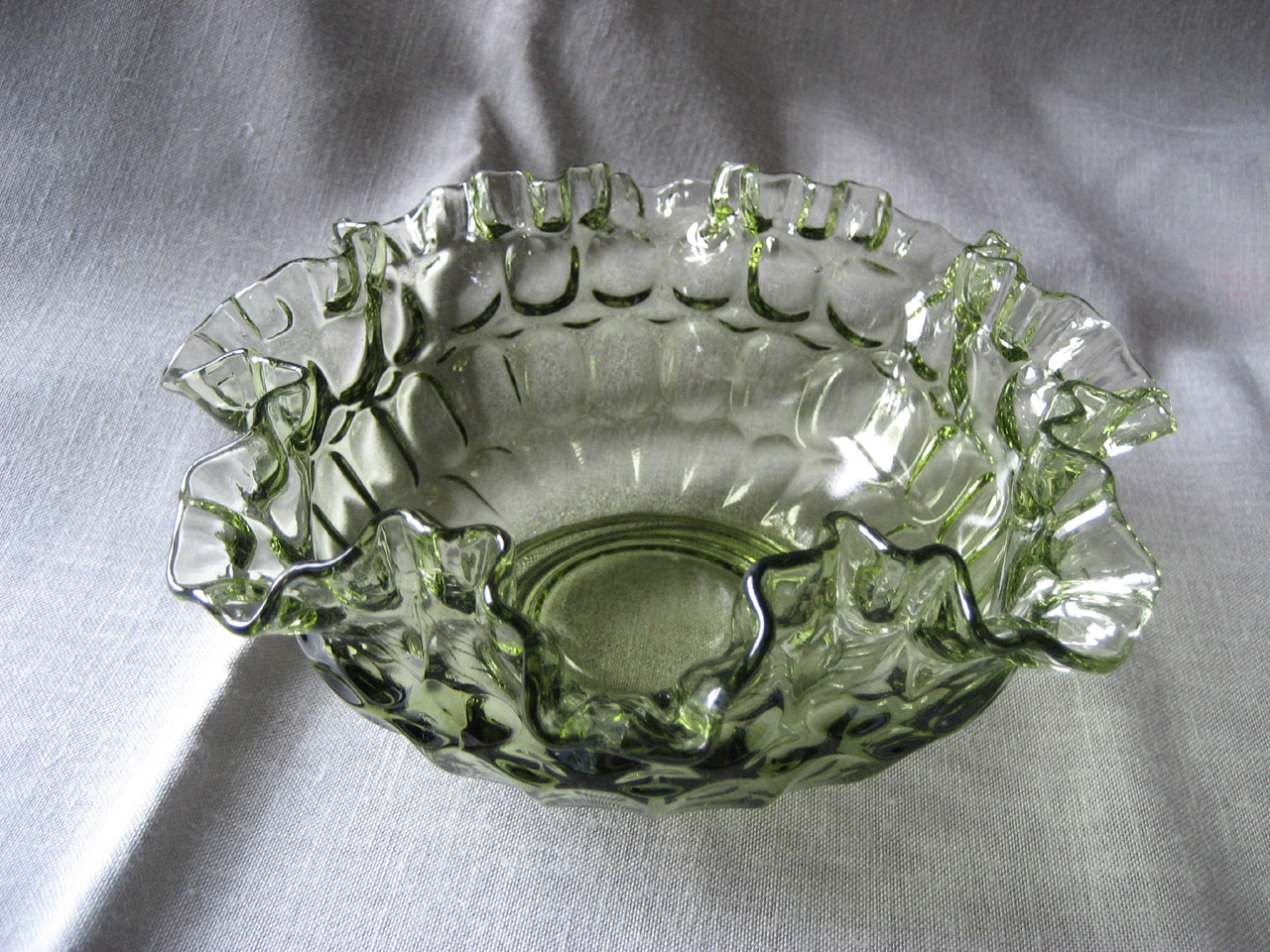 Fenton Thumbprint Bowl