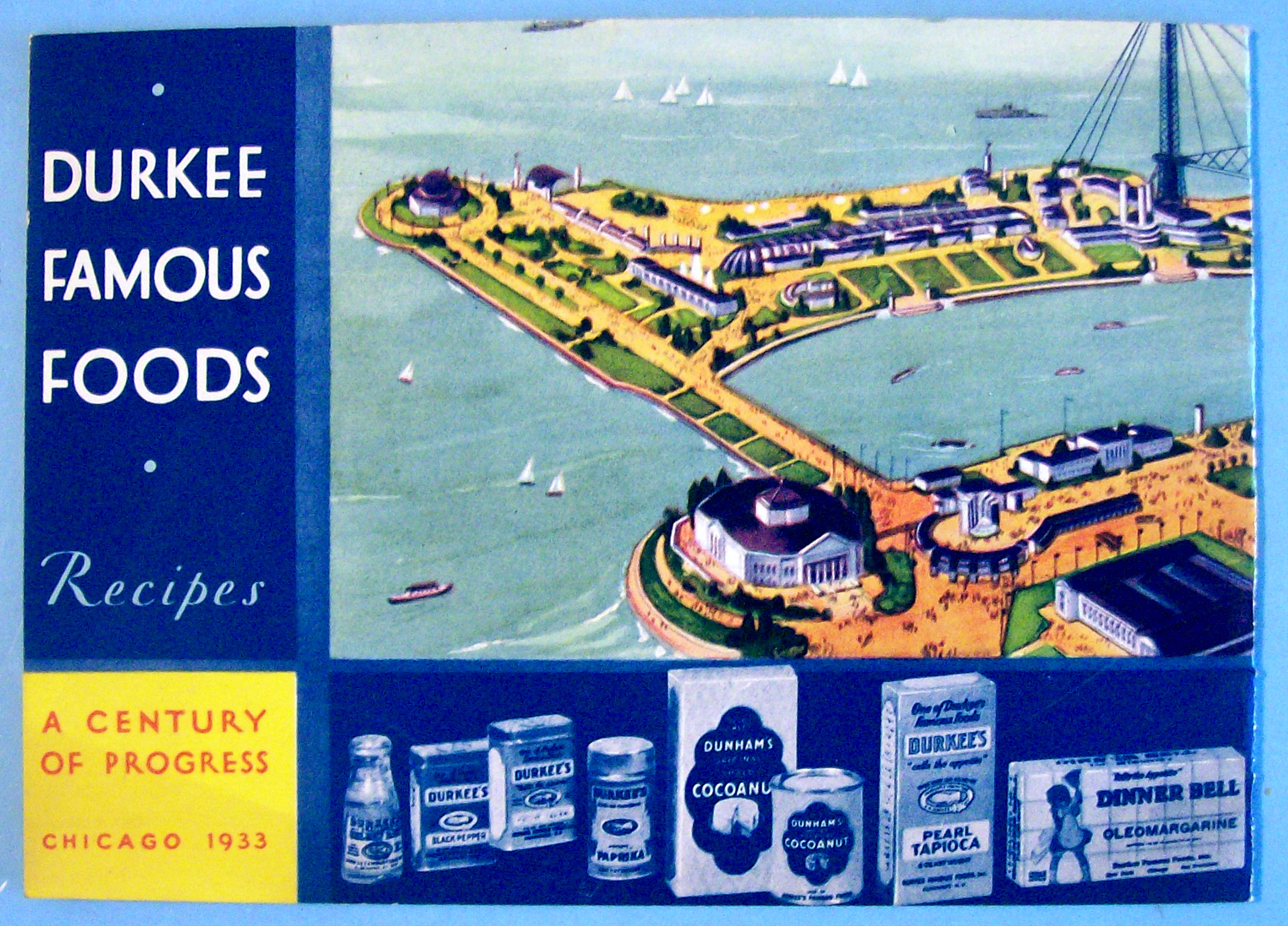 1933 Century Of Progress, Durkee Foods Recipe Booklet