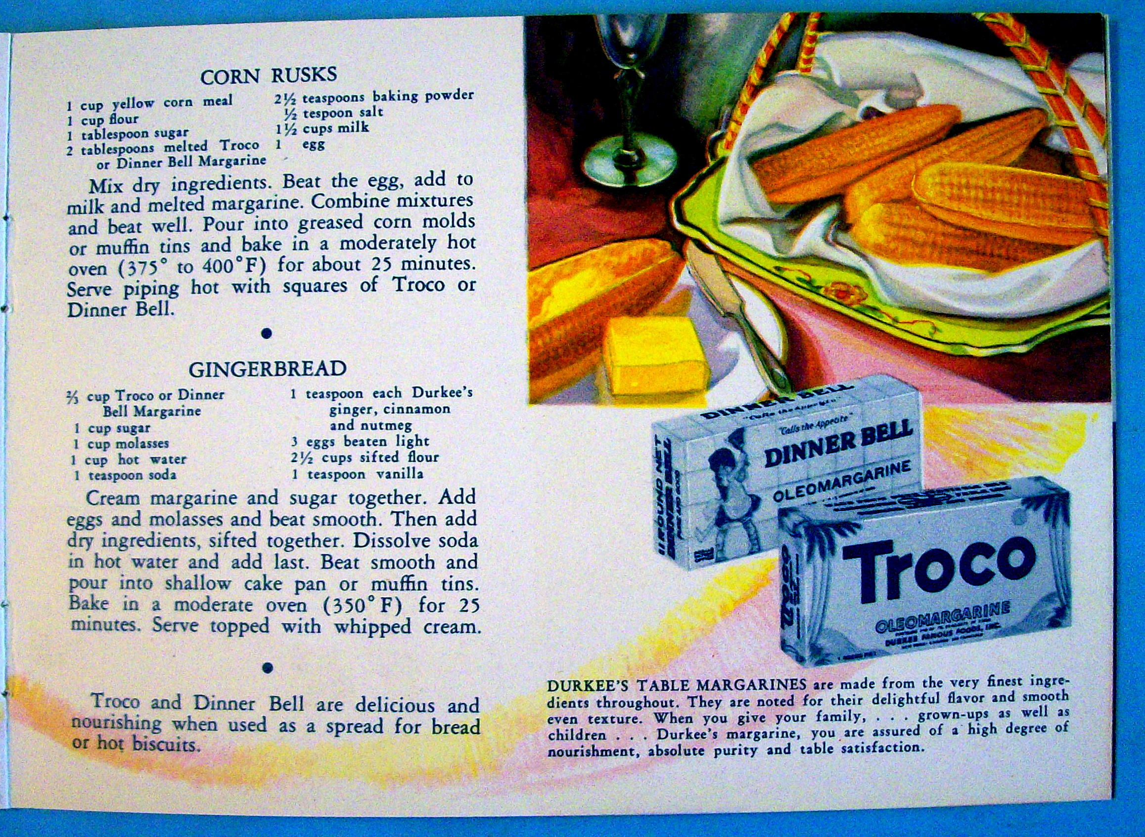1933 Century Of Progress, Durkee Foods Recipe Booklet