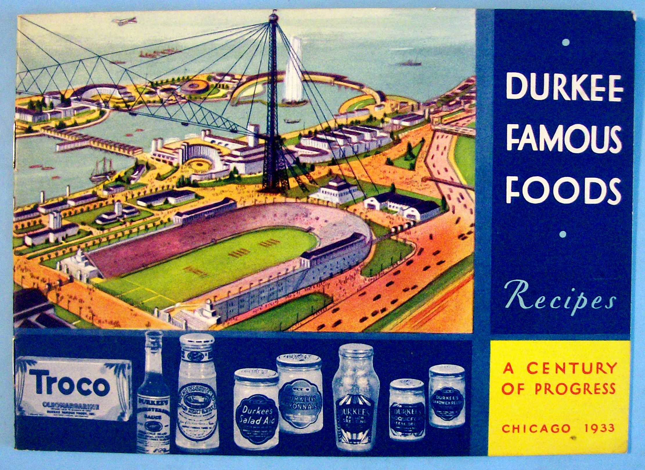 1933 Century Of Progress, Durkee Foods Recipe Booklet