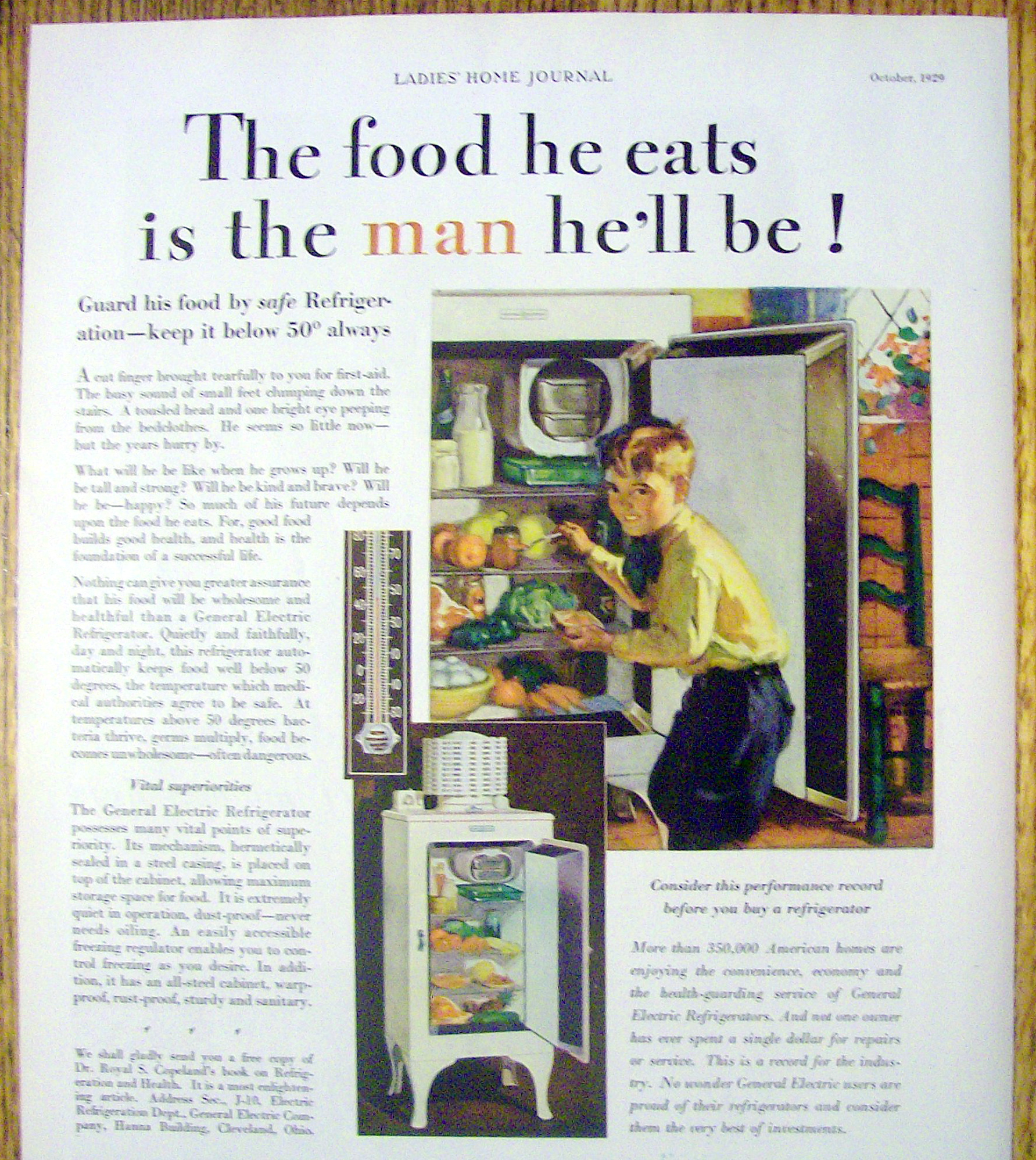 1929 General Electric All-Steel Refrigerator