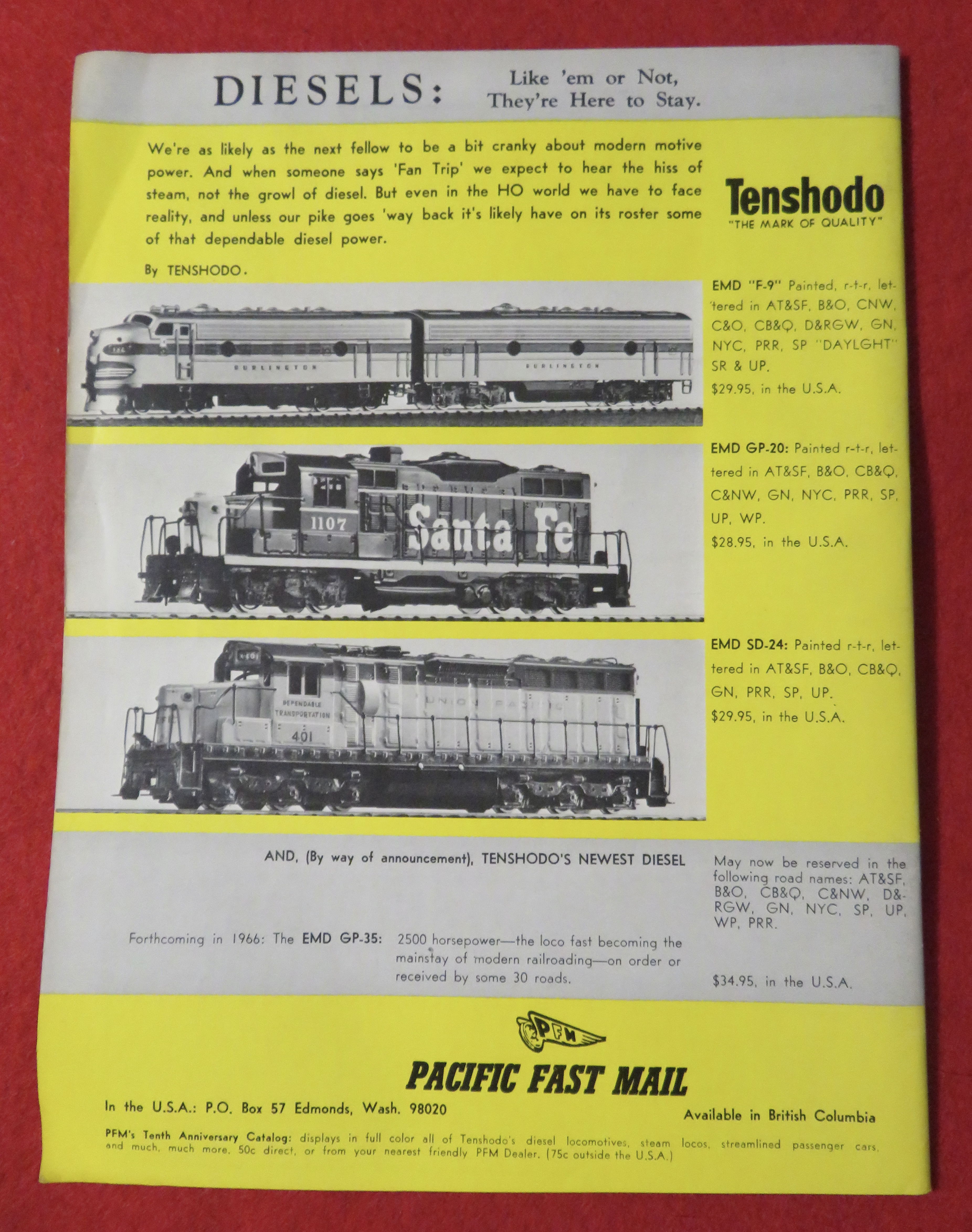 Railroad Model Craftsman Magazine December 1965