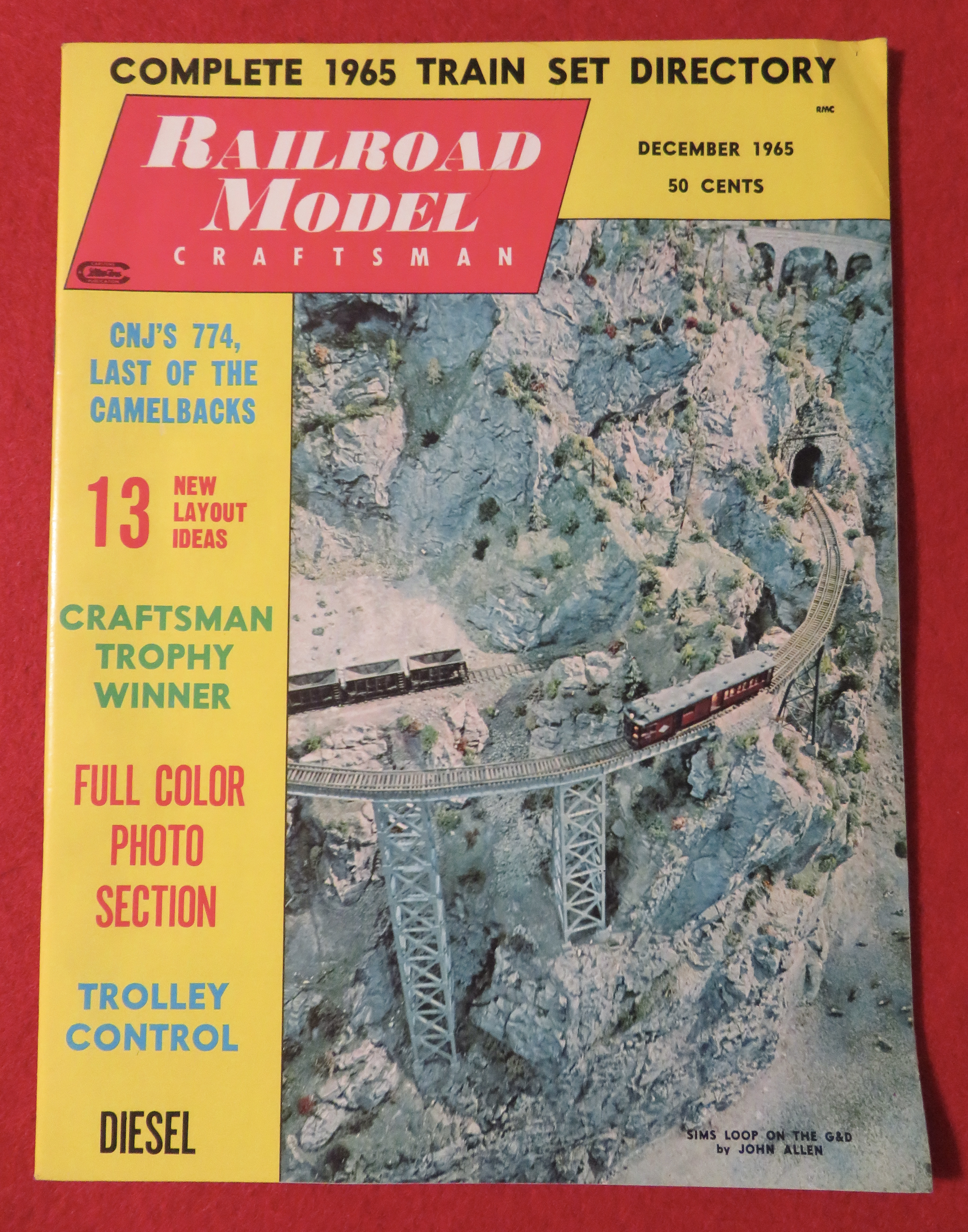 Railroad Model Craftsman Magazine December 1965
