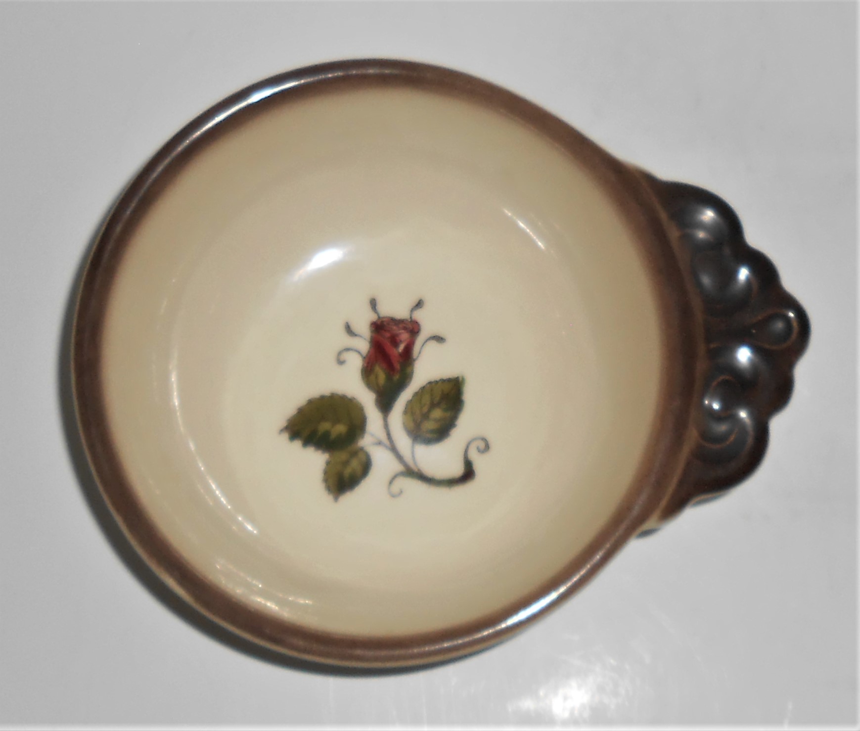 Metlox Pottery Poppy Trail Provincial Rose Open Soup