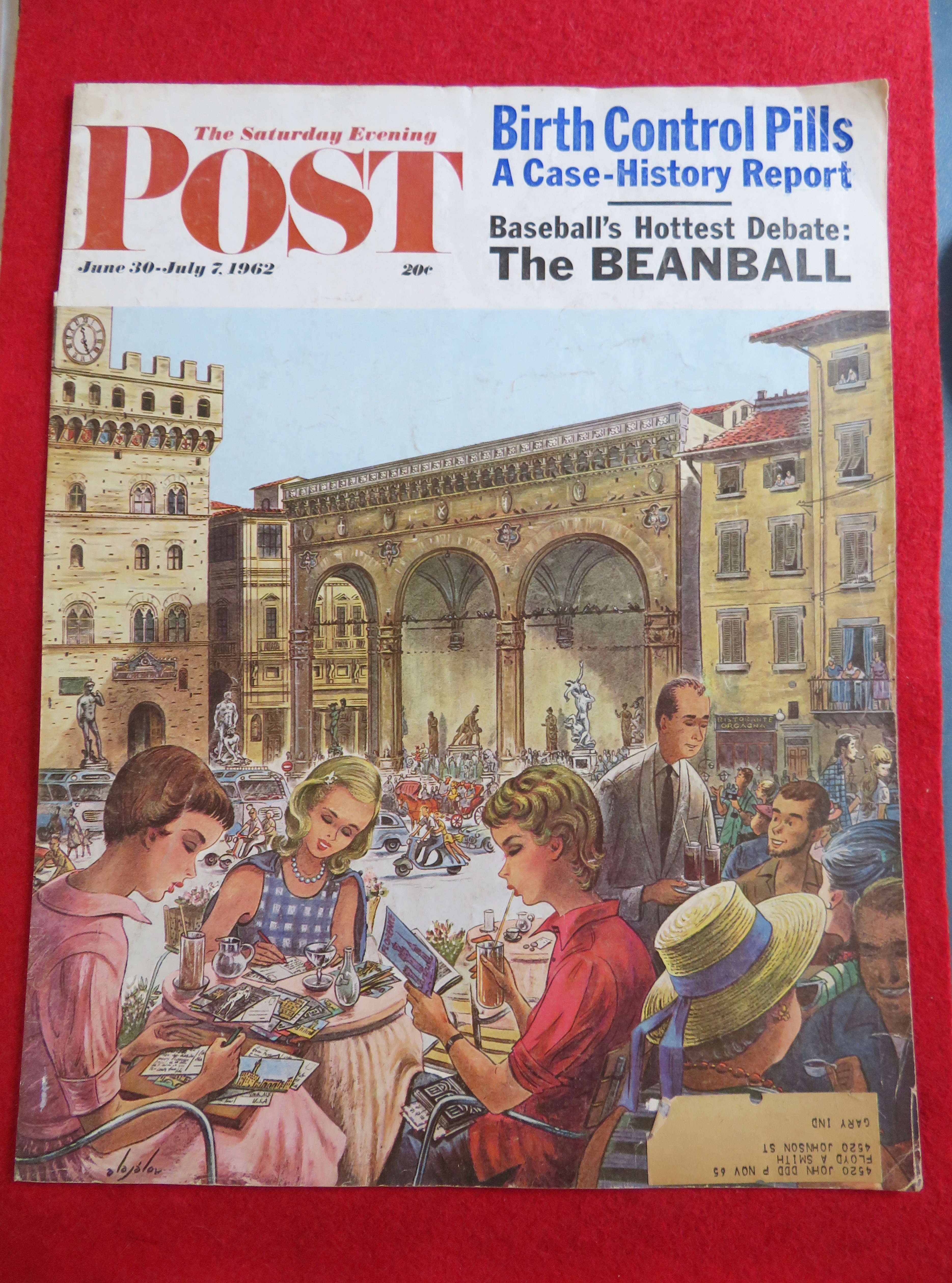 1962 Saturday Evening Post Cover (Only) By Alajalov