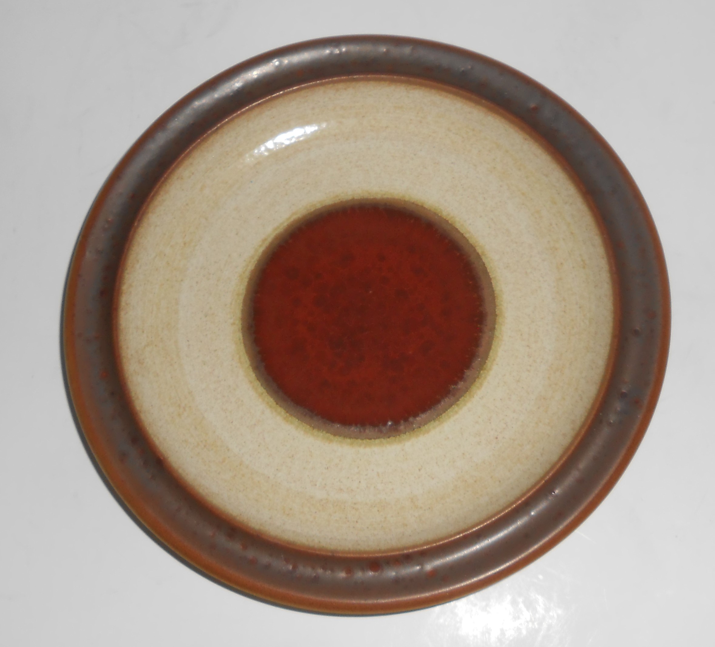 Denby Pottery Stoneware Potter's Wheel Rust Red Bread