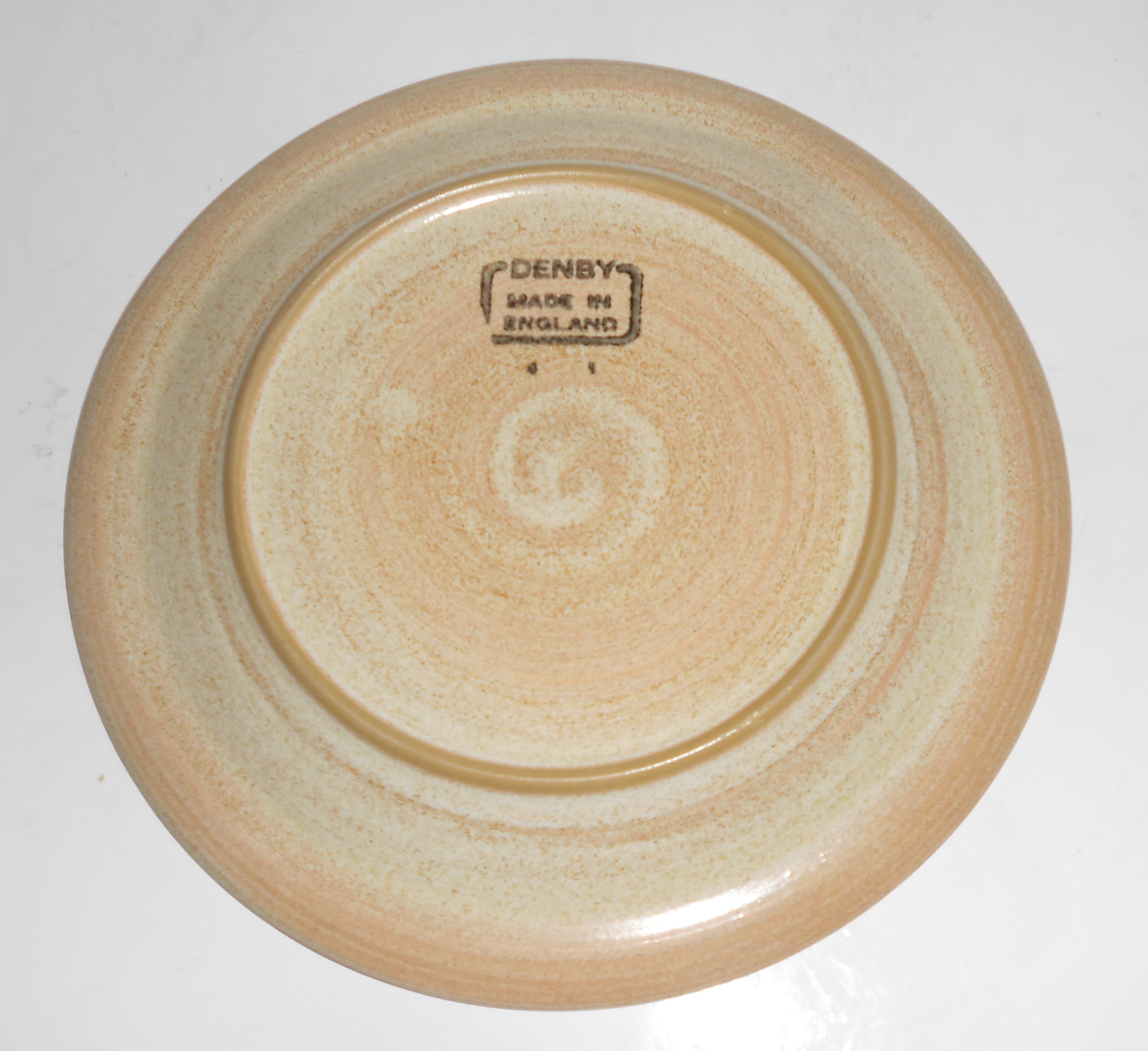 Denby Pottery Stoneware Potter's Wheel Rust Red Bread