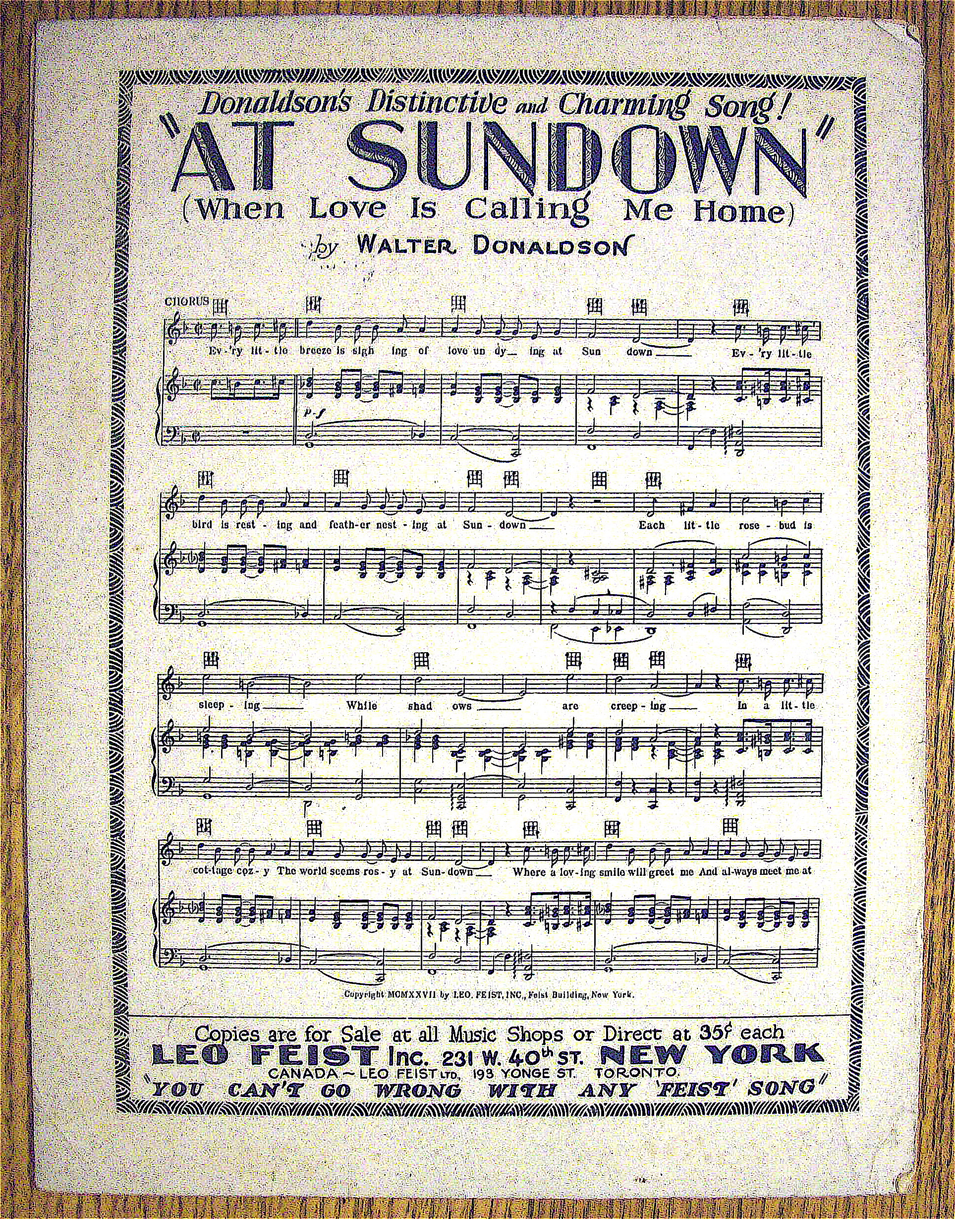 1927 Sam, The Old Accordion Man (Vaughn De Leath)