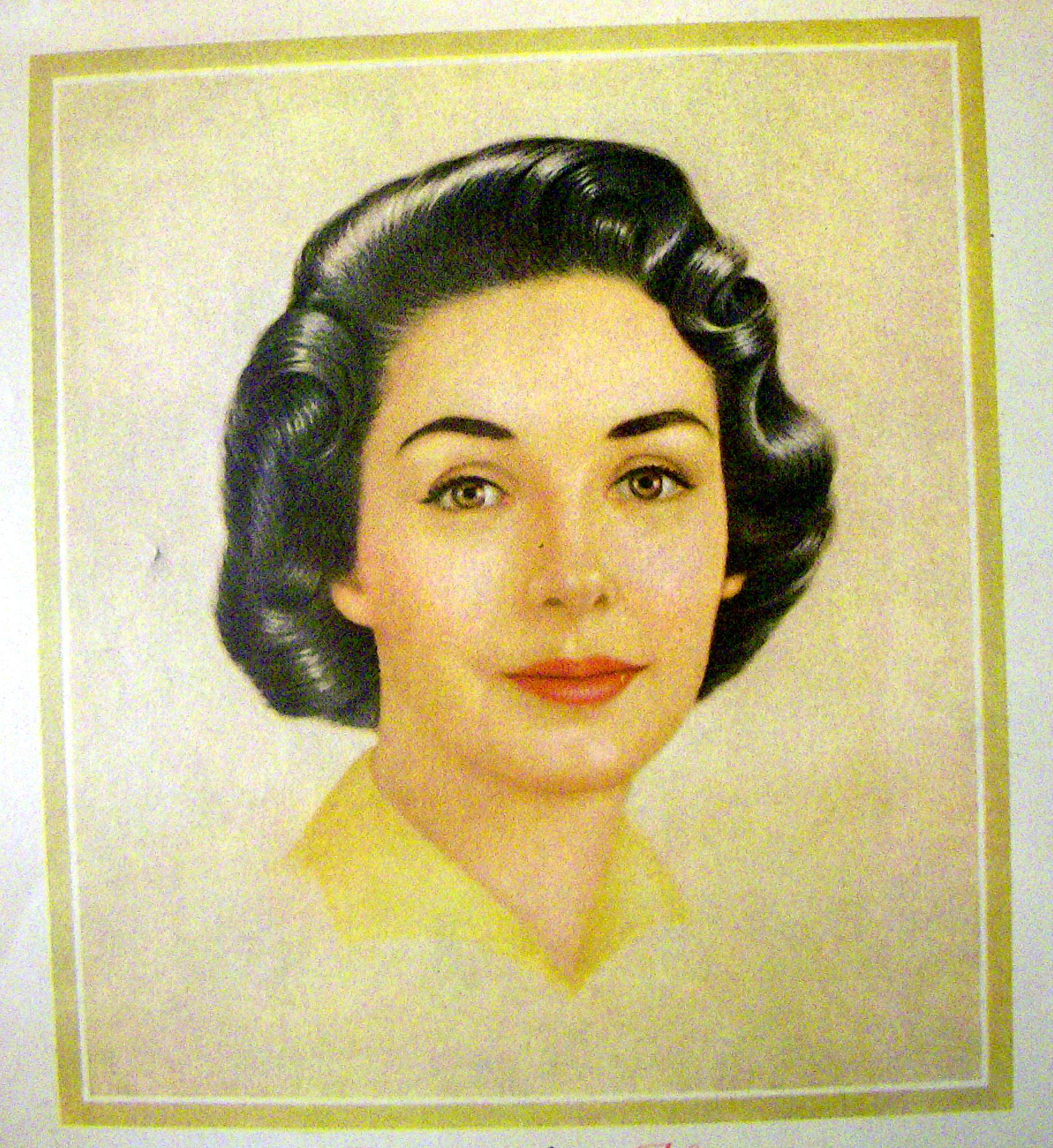 1960 Breck Shampoo with a Lovely Black Haired Woman