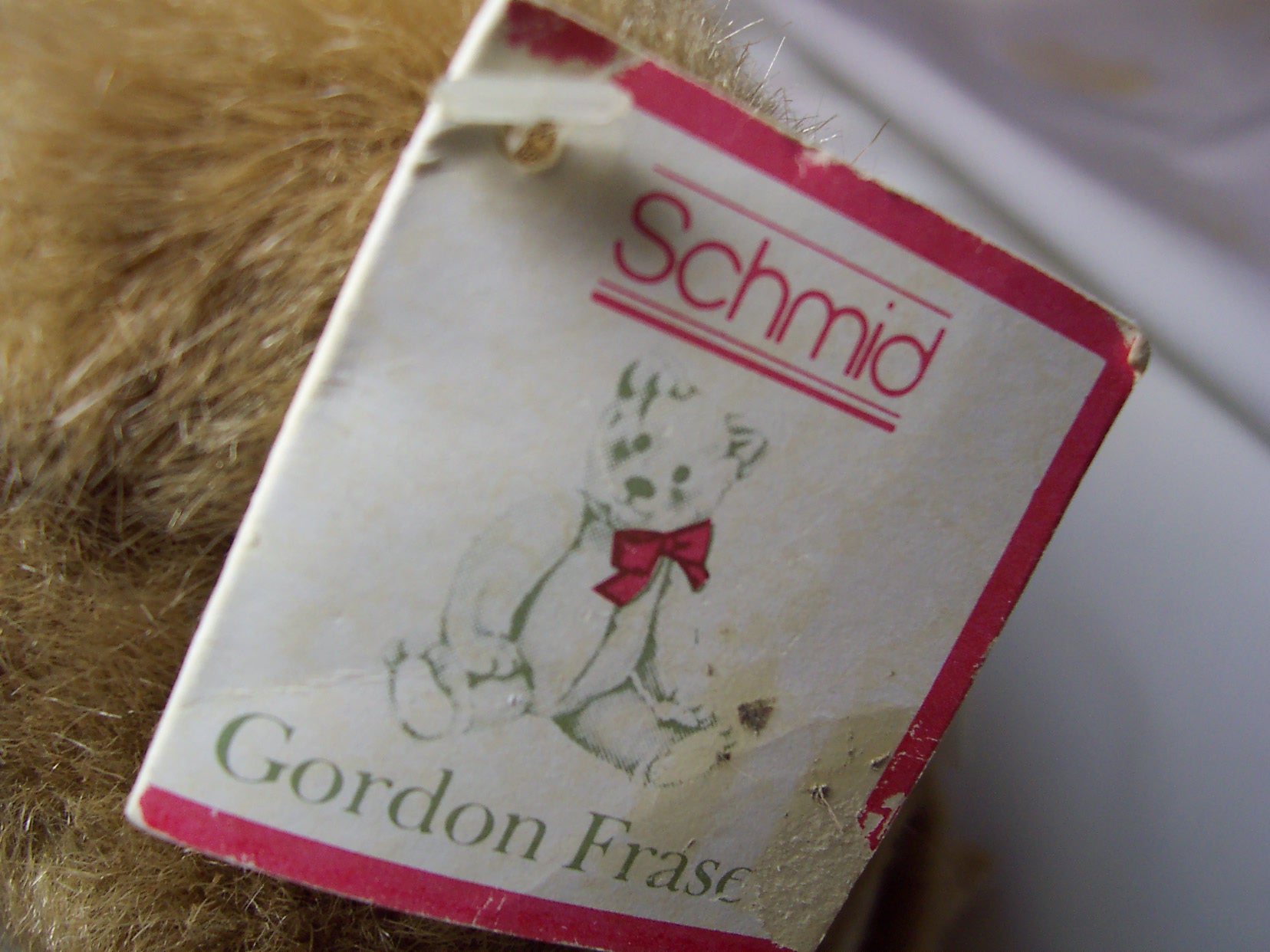 Gordon Fraser Musical Teddy Bear Schmid 1984