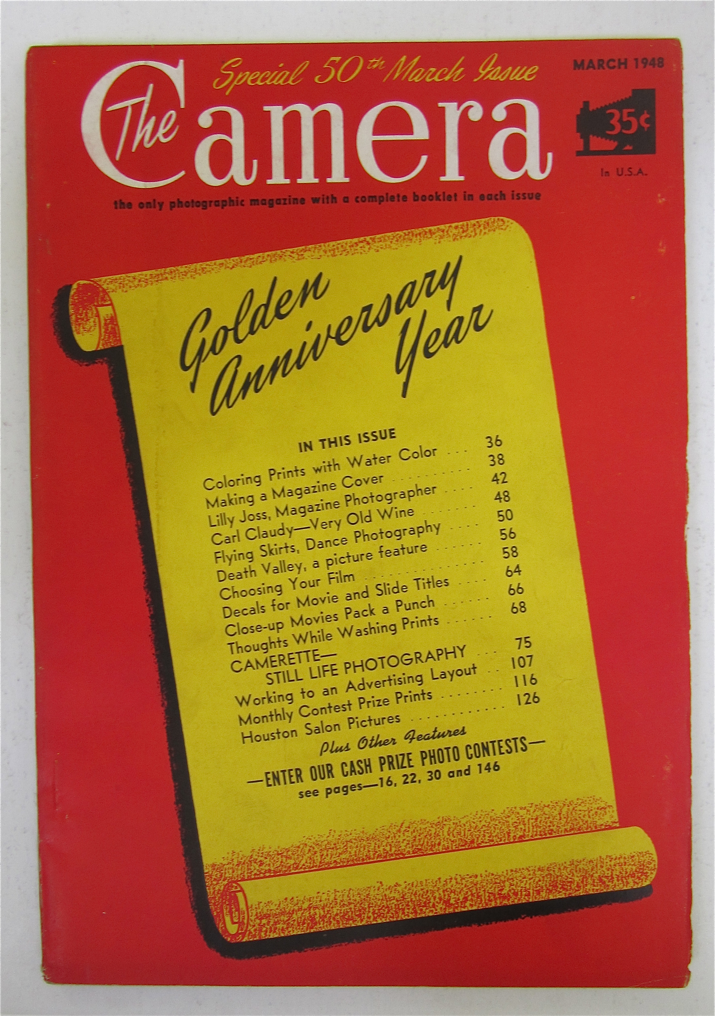The Camera Magazine March 1948 50th March Issue